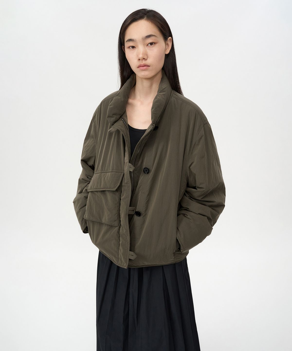 인사일런스 우먼(INSILENCE WOMEN) M69 푸퍼 자켓 BROWN