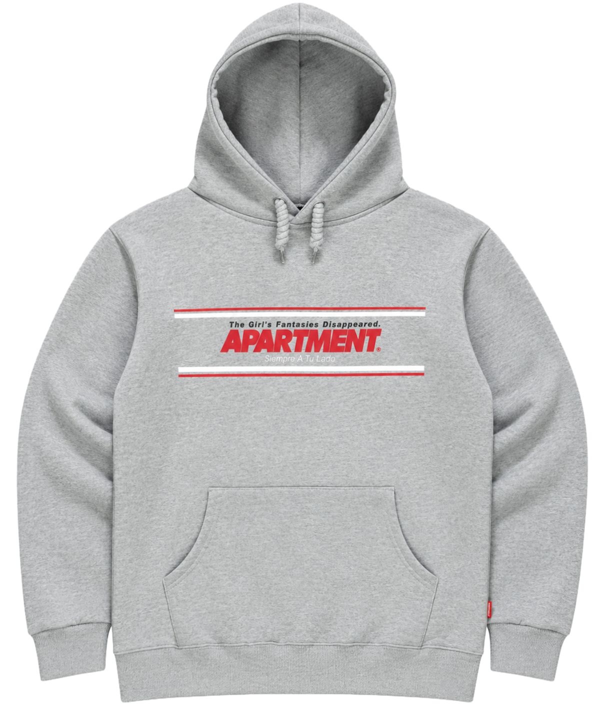 아파트먼트(APARTMENT) STEADY HOODIE - GRAY