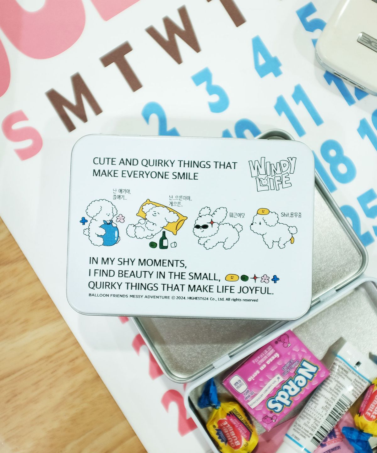 벌룬프렌즈(BALLOON FRIENDS) 윈디 라이프 틴케이스 S