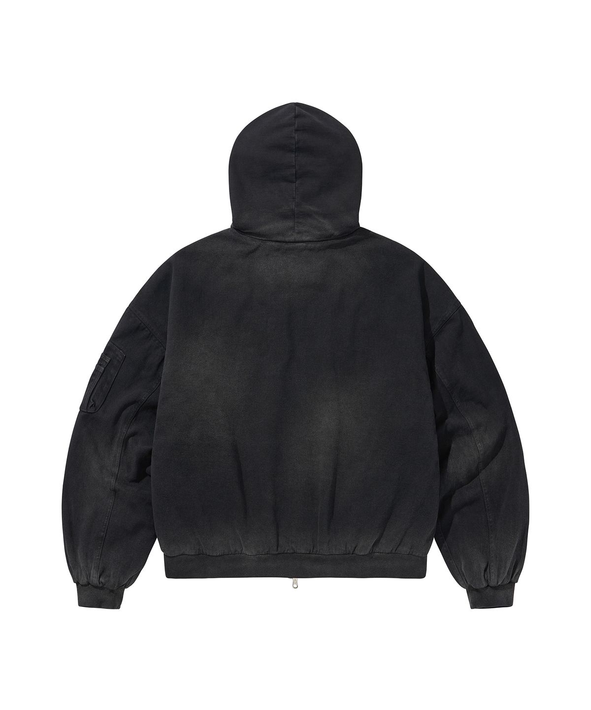 리베레(LIBERE) DYEING HOODY MA-1 / BLACK