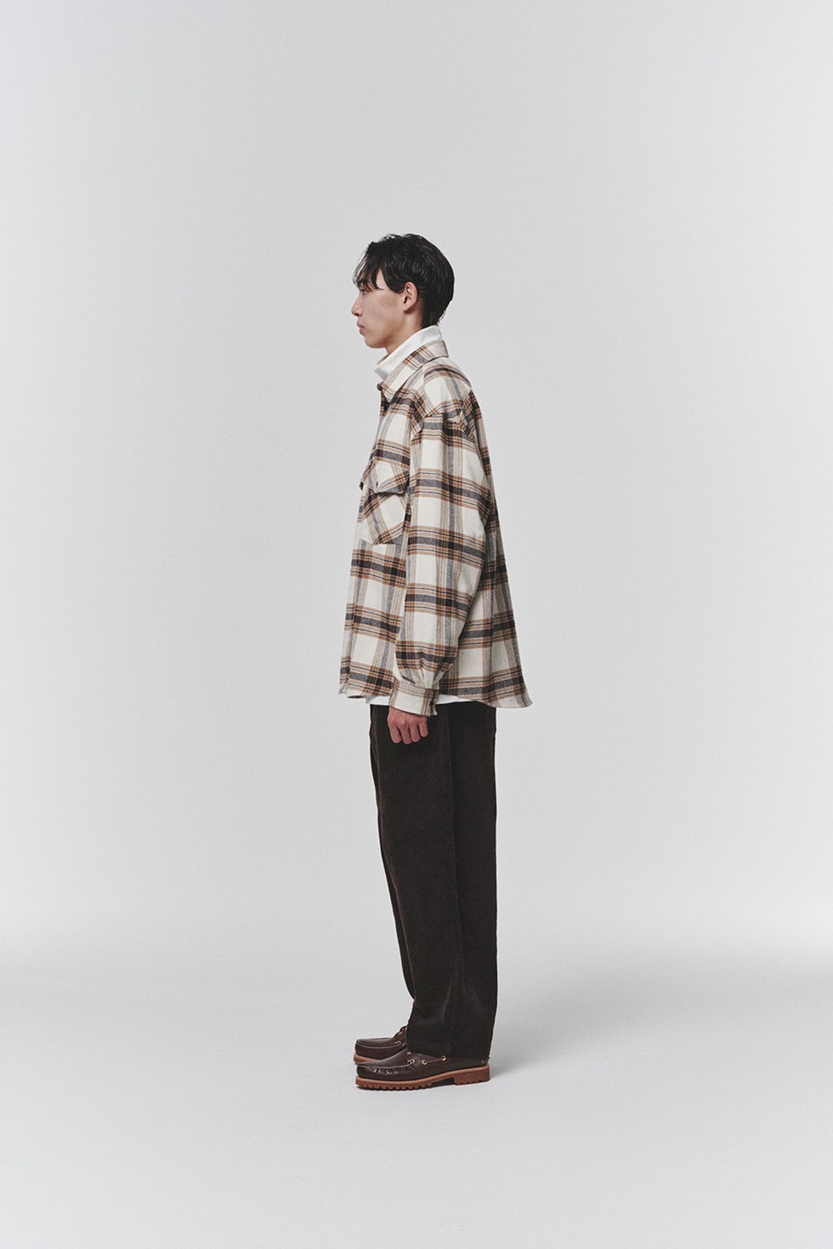 히즈핸더(HISHANDER) COTTON SILK NEP CPO SHIRTS