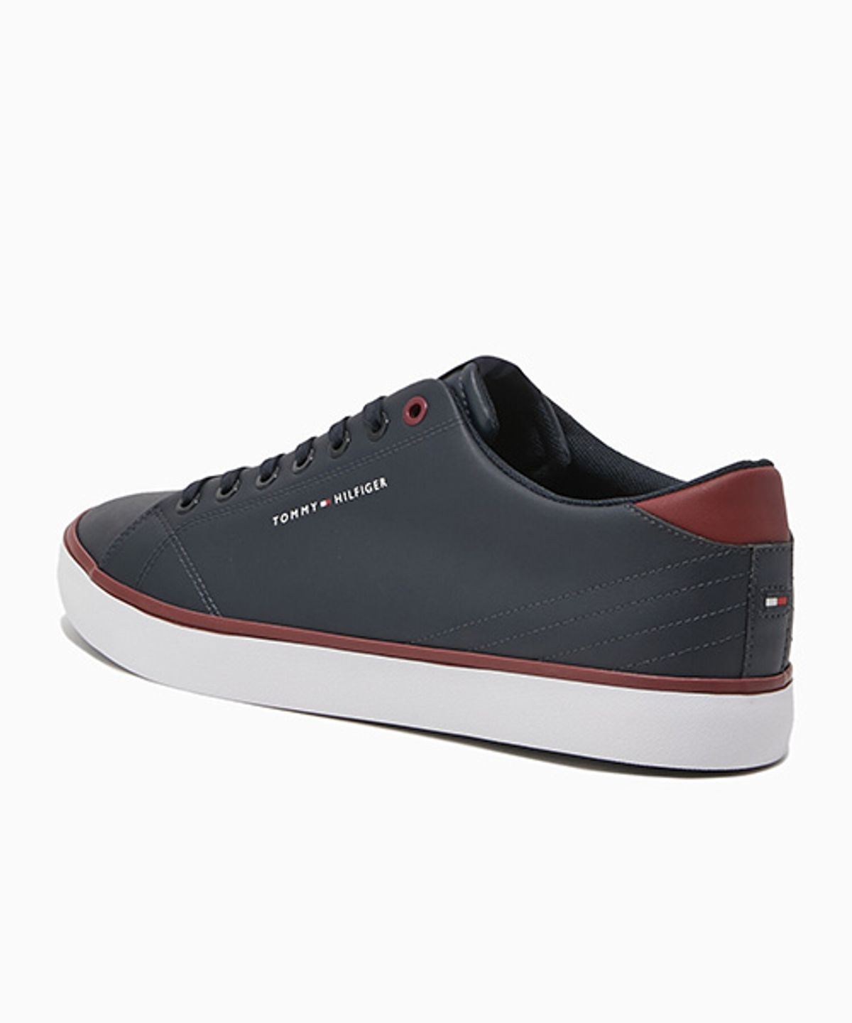 타미힐피거(TOMMY HILFIGER) 할렘 코어 레더 스니커즈-네이비(T52E7ARS700MT1DW5)