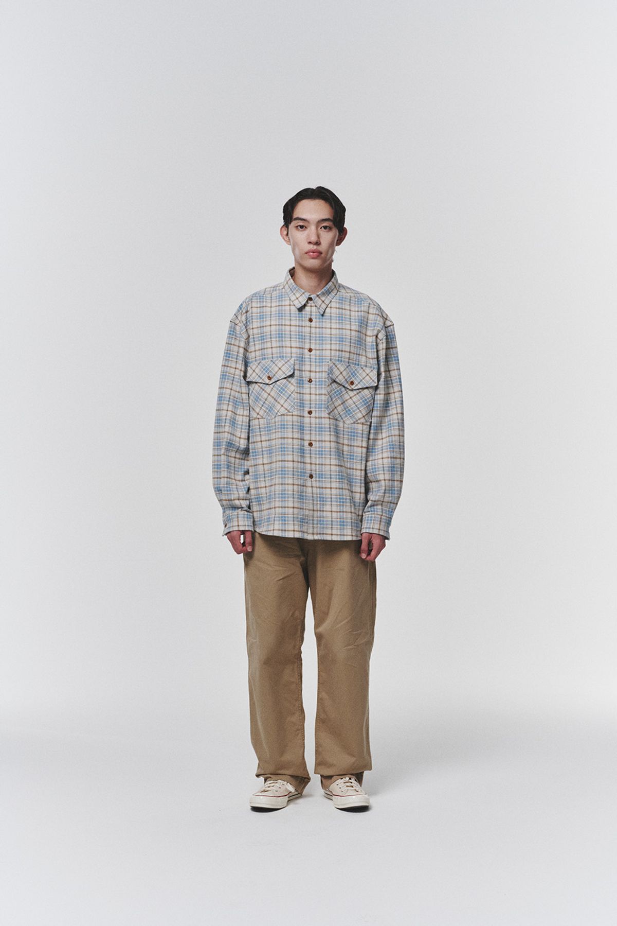 히즈핸더(HISHANDER) HEAVY FLANNEL CPO SHIRTS