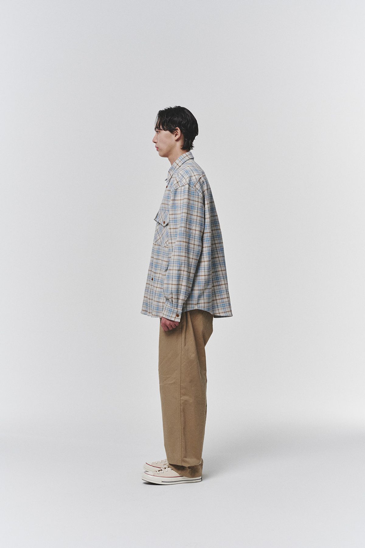 히즈핸더(HISHANDER) HEAVY FLANNEL CPO SHIRTS