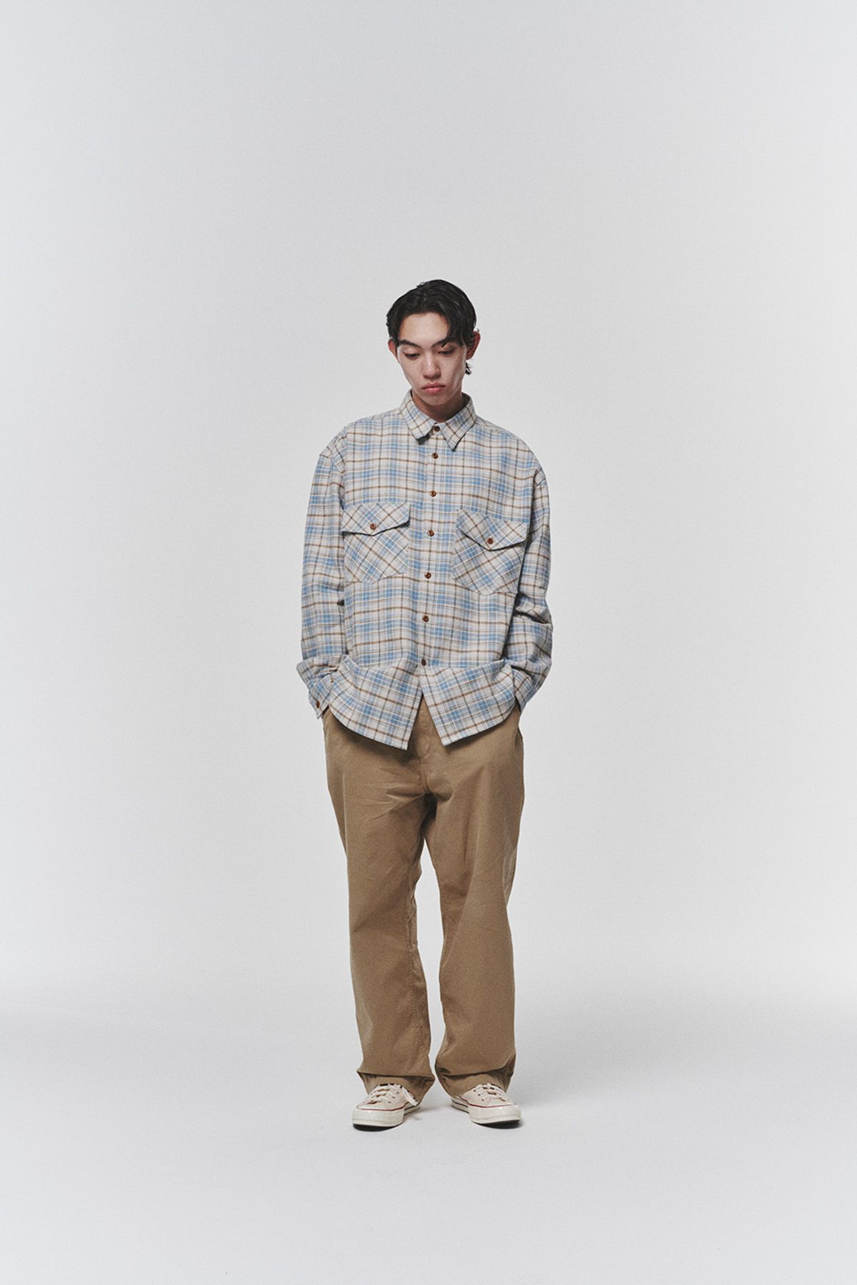 히즈핸더(HISHANDER) HEAVY FLANNEL CPO SHIRTS