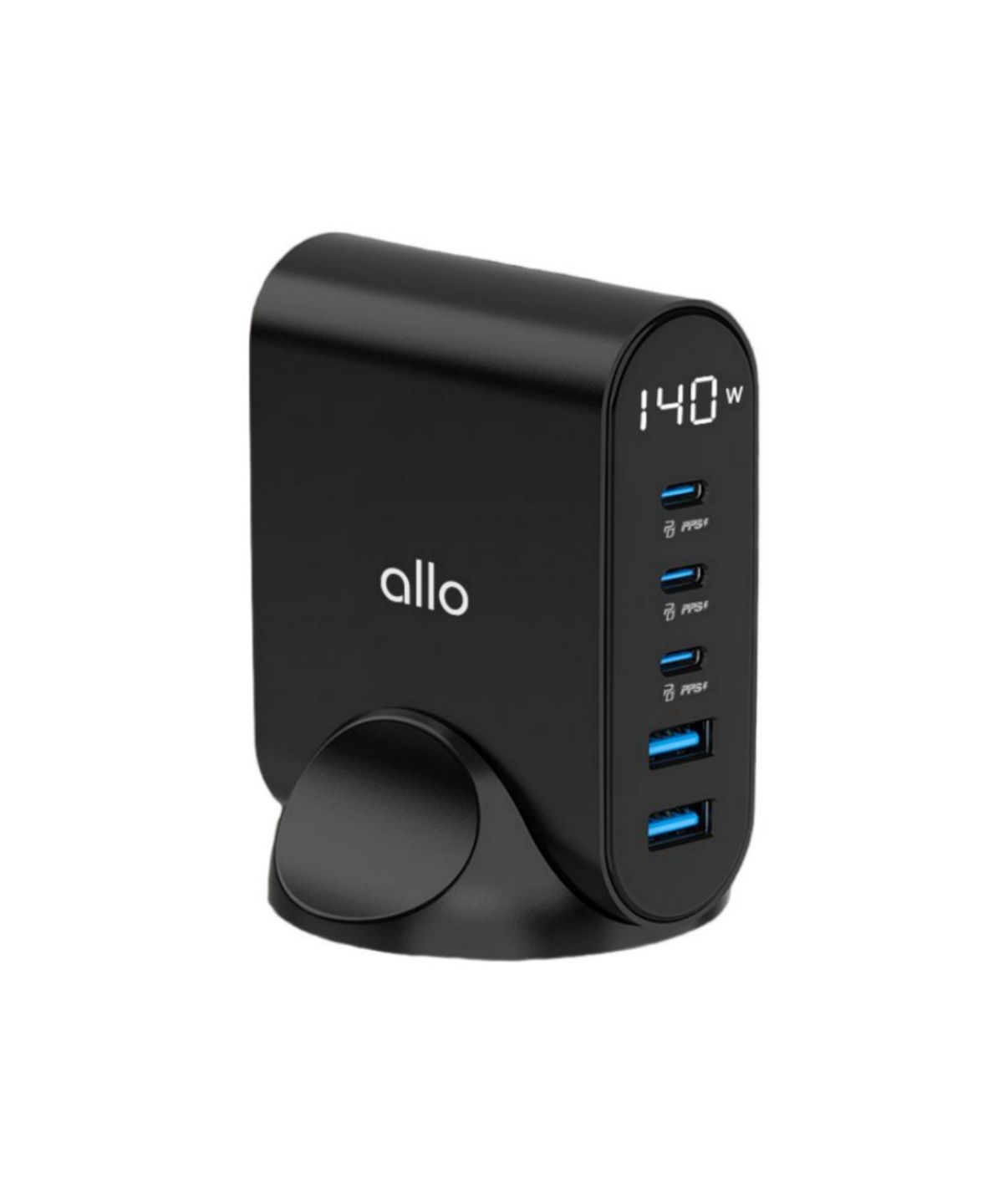 알로코리아(ALLO KOREA) 140W GaN 프로 PD PPS 초고속 5포트 멀티 충전기 UC5140GPD