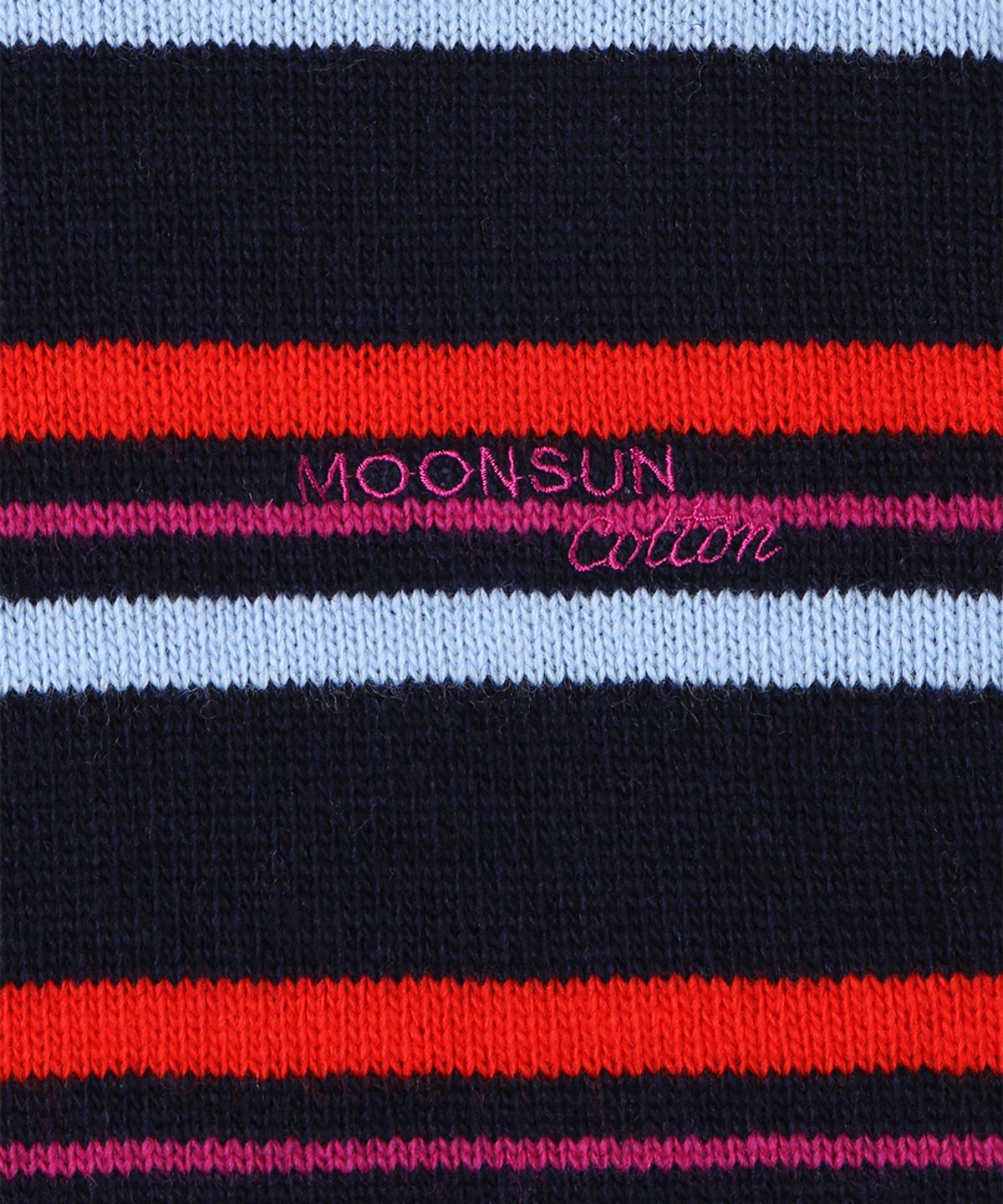 문선 아카이브(MOONSUN ARCHIVE) MJ S2 02 M.C UNISEX, Stripe Wool Collar Knit / Lolli-pop