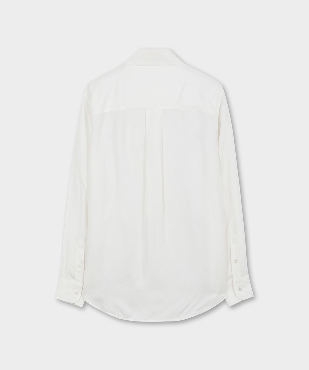 브룩스 브라더스(BROOKS BROTHERS) 릴렉스핏 큐프라 비스코스 블라우스 (화이트) (BBTHWM4594AEF)