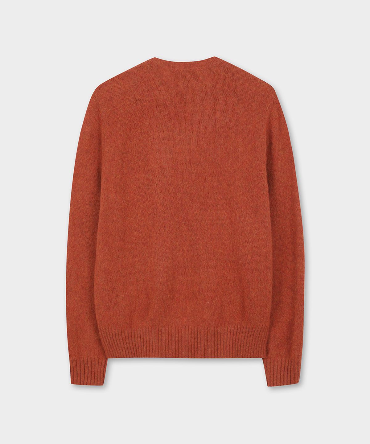 브룩스 브라더스(BROOKS BROTHERS) 브러쉬드 울 클래식 스웨터 (다크오렌지) (BBWRMM4282FEW)