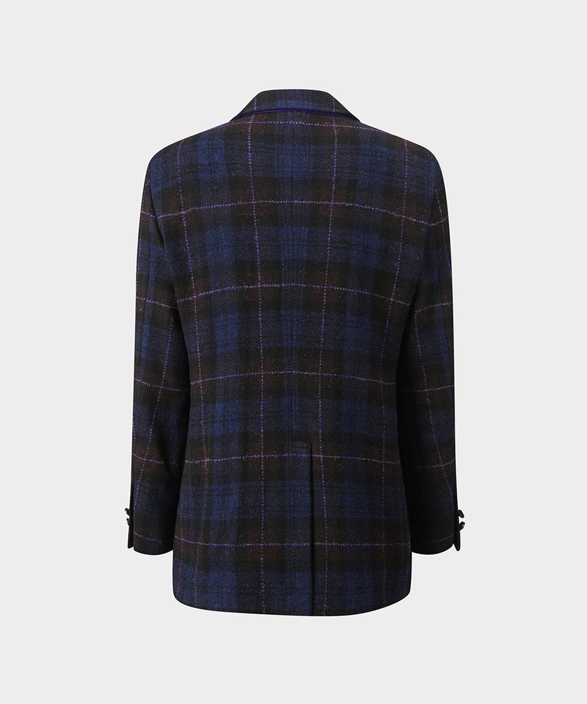 브룩스 브라더스(BROOKS BROTHERS) 트레디셔널핏 1818 해리스트위드 3버튼 색 재킷 (퍼플) (BBJSMM46507EF)