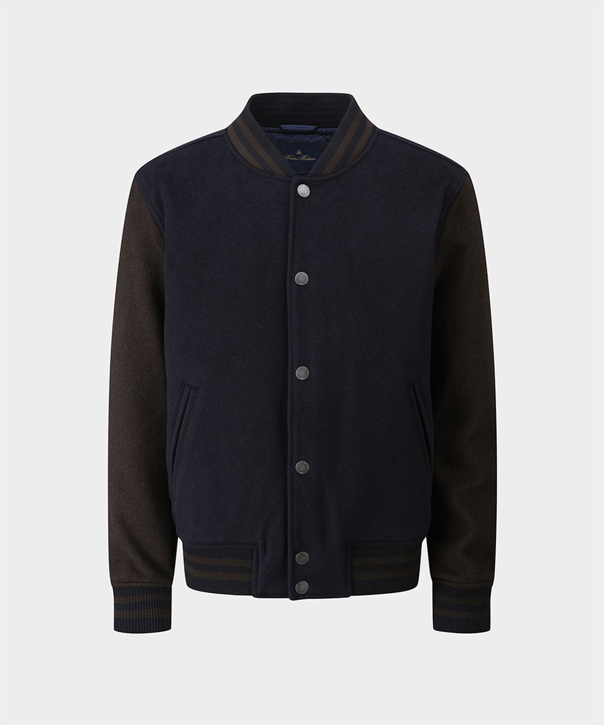 브룩스 브라더스(BROOKS BROTHERS) 울 바시티 자켓 (네이비) (BBOJMM4875QEF)
