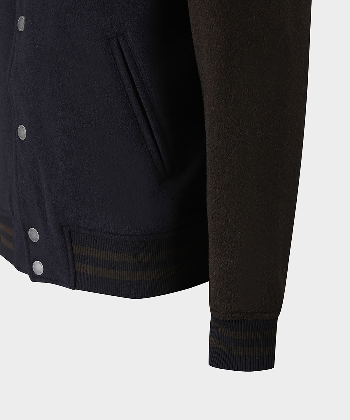 브룩스 브라더스(BROOKS BROTHERS) 울 바시티 자켓 (네이비) (BBOJMM4875QEF)