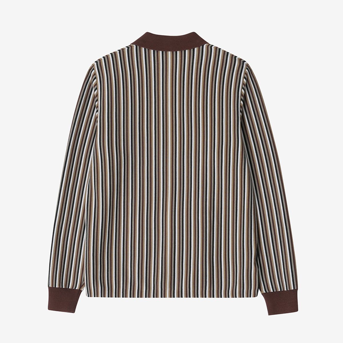 프레드페리(FRED PERRY) [Sharp] 파인 스트라이프 니트 셔츠 (U53) AFPM2417603-U53