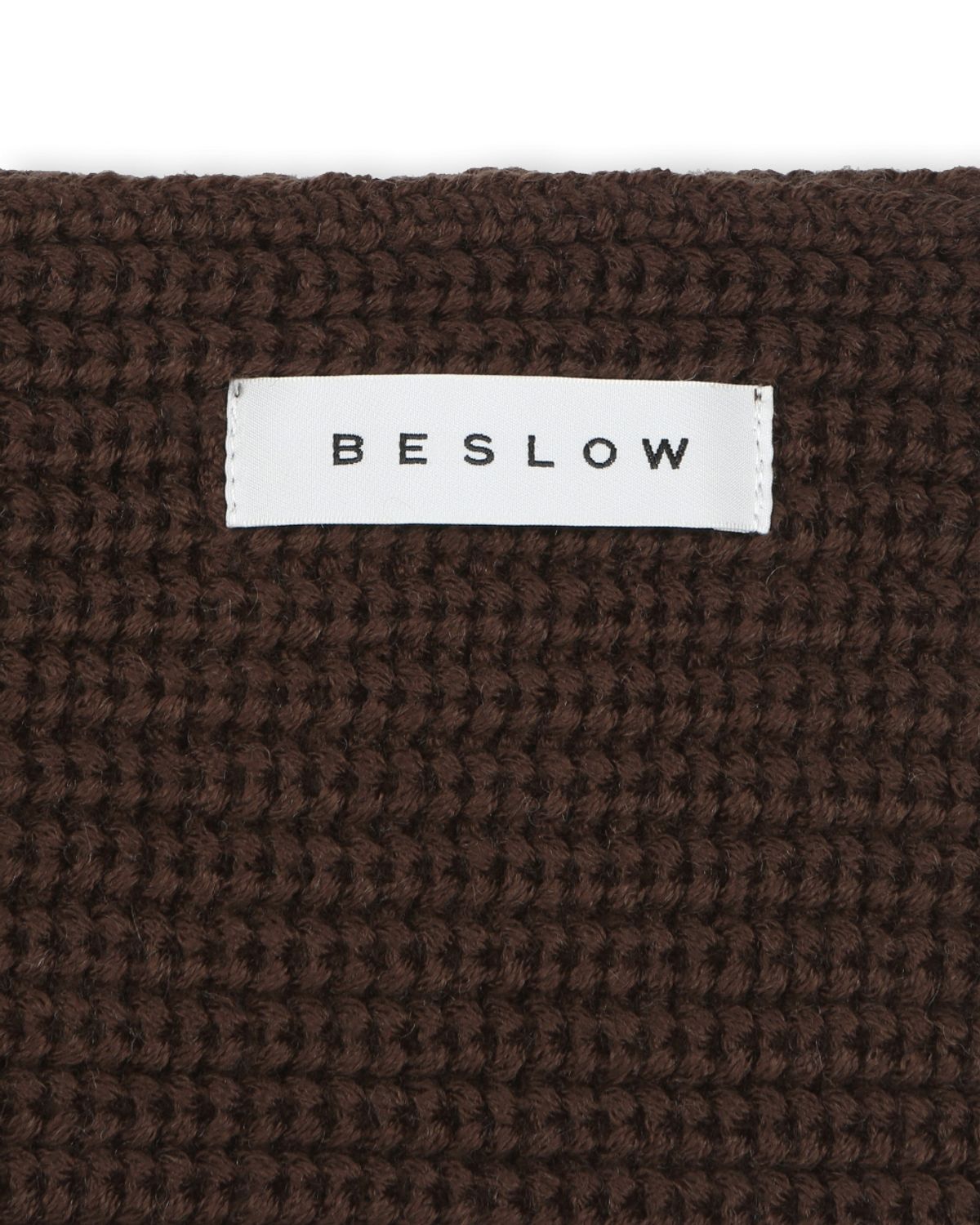 비슬로우(BESLOW) WOOL BLENDED MUFFLER BROWN