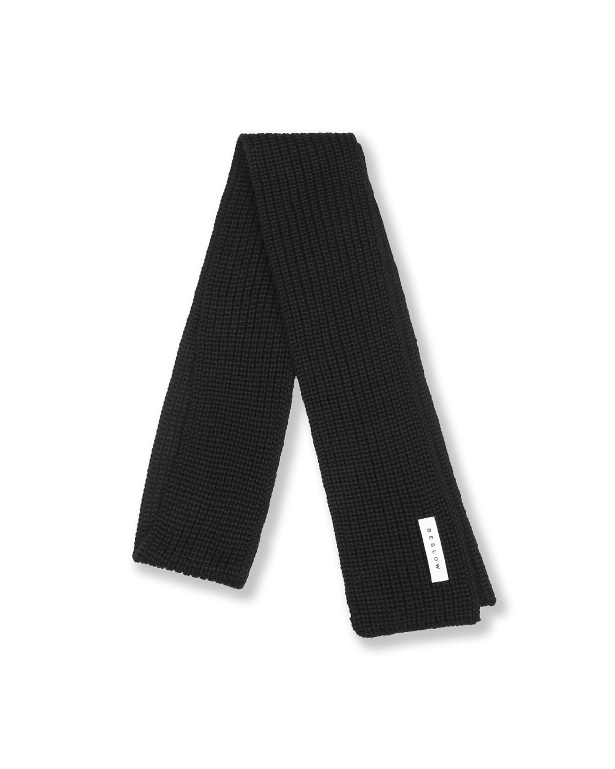 비슬로우(BESLOW) WOOL BLENDED MUFFLER BLACK