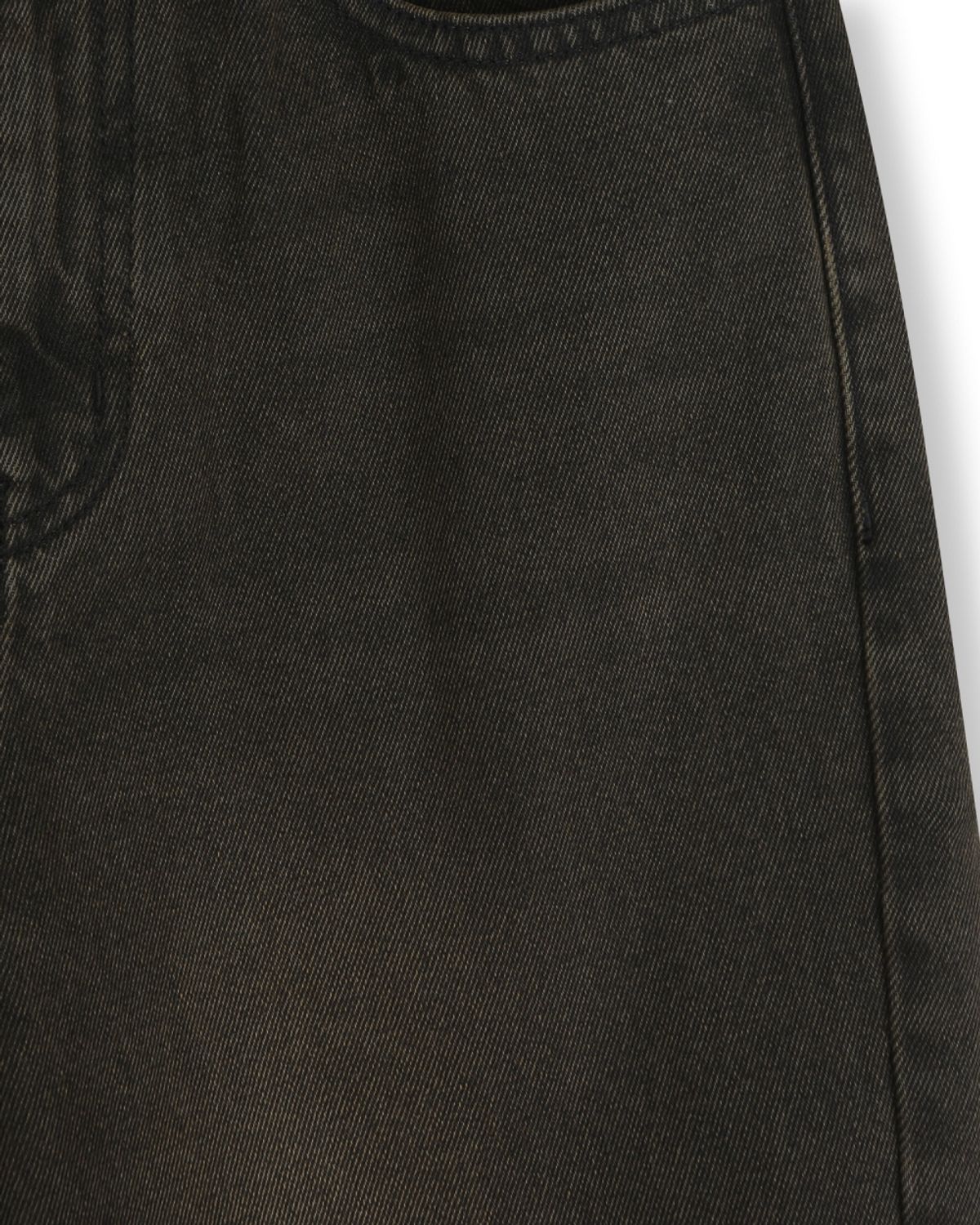 비슬로우(BESLOW) [비슬로우X카네이테이]TWIST SEAM DENIM PANTS BLACK BROWN