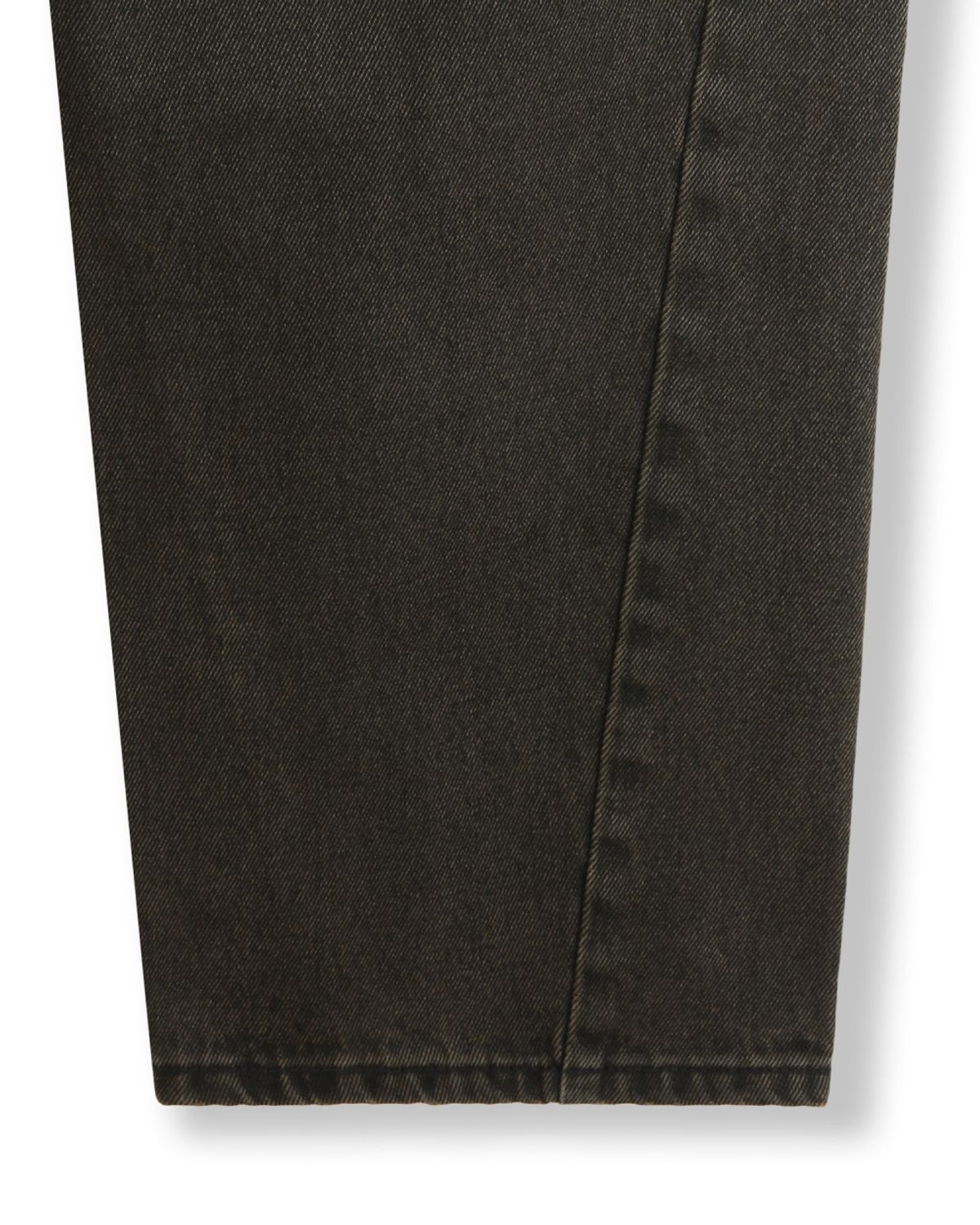 비슬로우(BESLOW) [비슬로우X카네이테이]TWIST SEAM DENIM PANTS BLACK BROWN