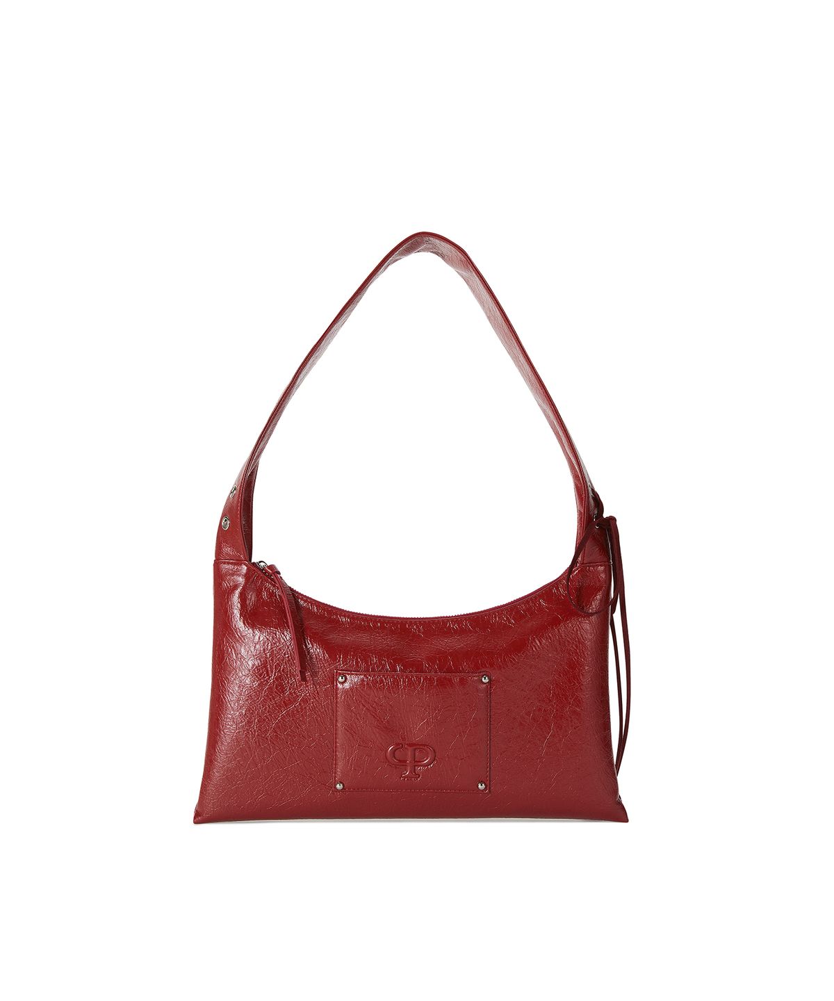 크리스틴프로젝트(CHRISTINE PROJECT) EYELET FLAT SHOULDER BAG(KETCHUP)