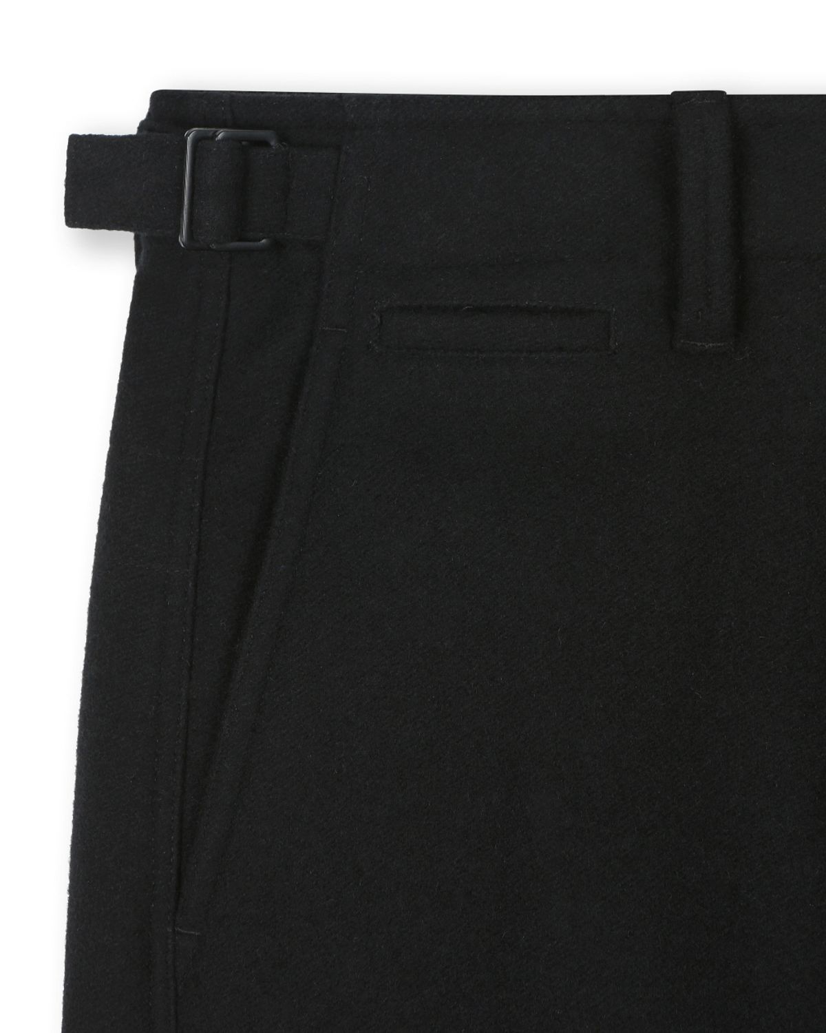 비슬로우(BESLOW) [비슬로우X카네이테이]WOOL LOOSE FIT PANTS BLACK