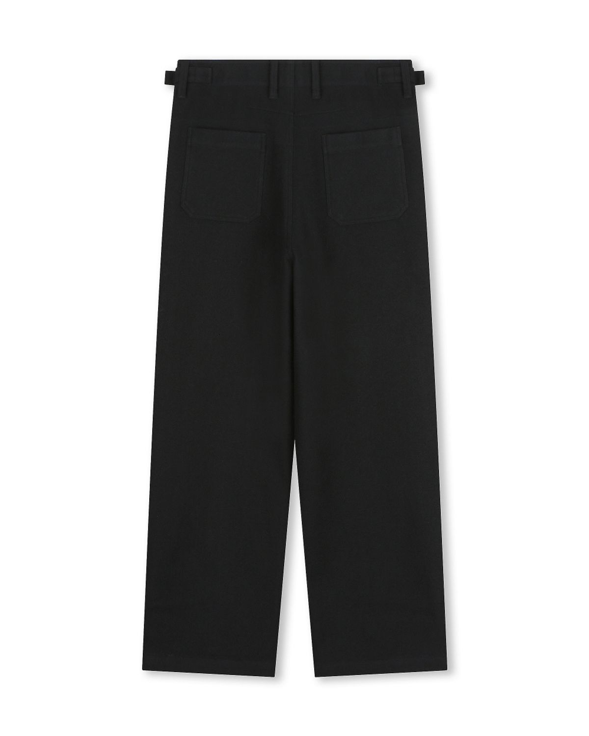 비슬로우(BESLOW) [비슬로우X카네이테이]WOOL LOOSE FIT PANTS BLACK