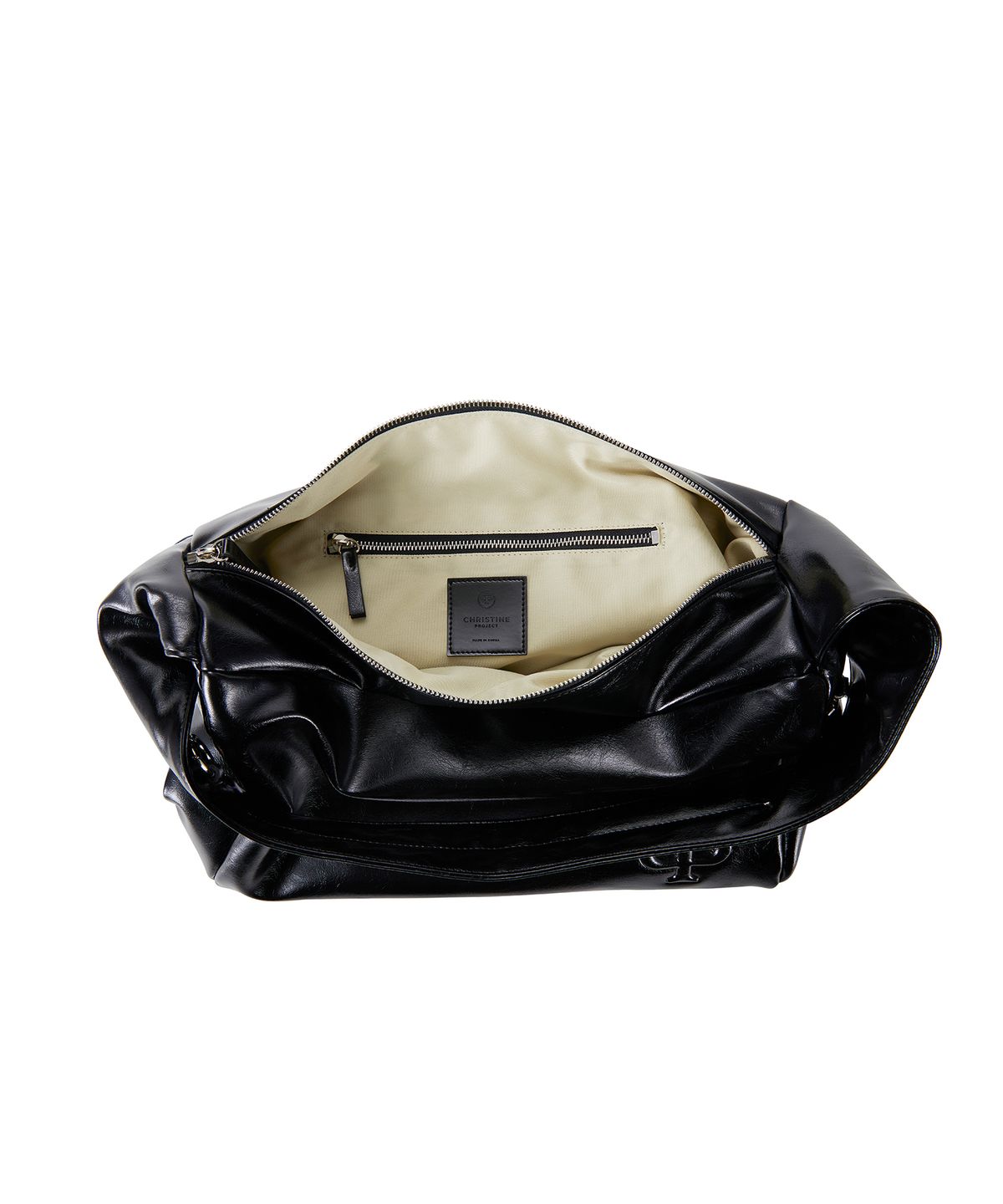 크리스틴프로젝트(CHRISTINE PROJECT) STUD BULKY BAG(BLACK PEPPER)