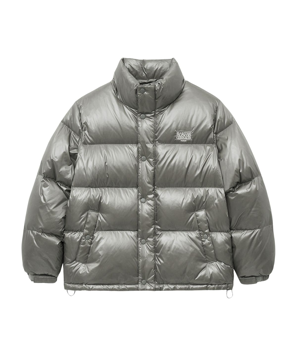 마리떼 프랑소와 저버(MARITHÉ + FRANҪOIS GIRBAUD) GLOSSY DUCK DOWN PUFFER gray