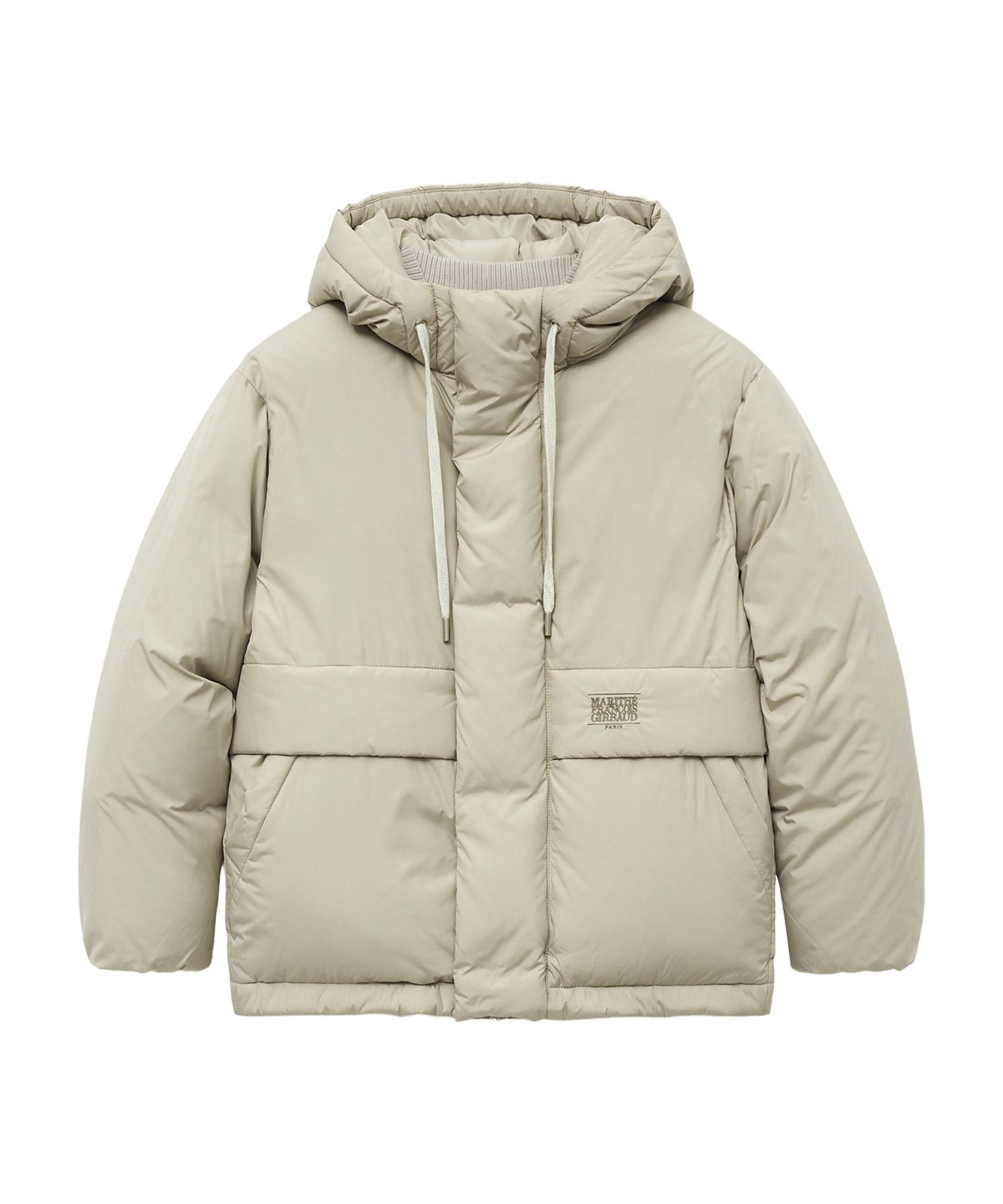 마리떼 프랑소와 저버(MARITHÉ + FRANҪOIS GIRBAUD) OVER-FIT HOODED DUCK DOWN PUFFER light beige