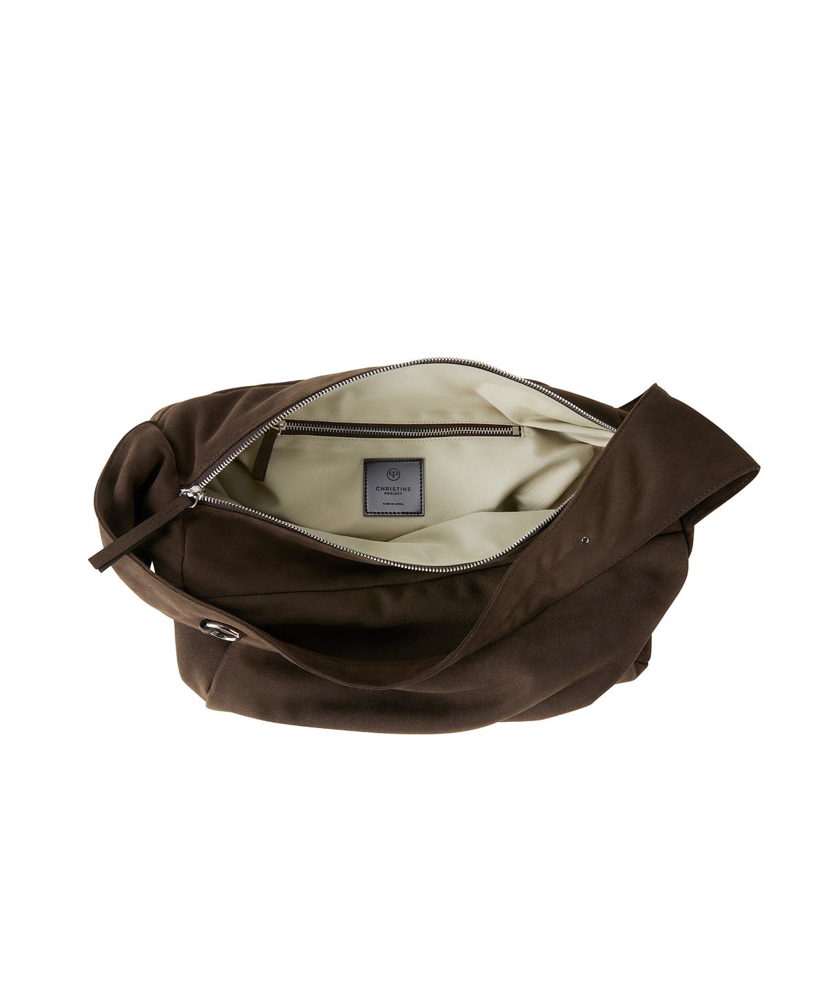 크리스틴프로젝트(CHRISTINE PROJECT) STUD SUEDE BULKY BAG(BROWNIE)