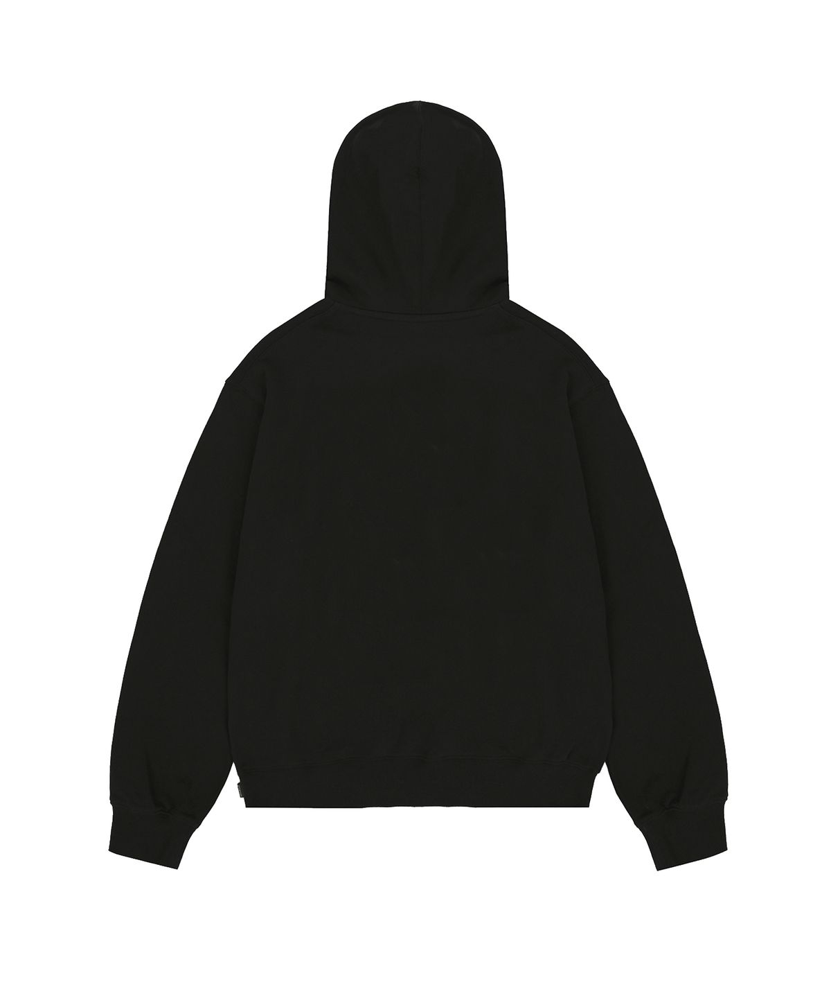 오픈야드(오와이)(OPENYARD(OY)) PEARL STUD LOGO HOODIE - BLACK