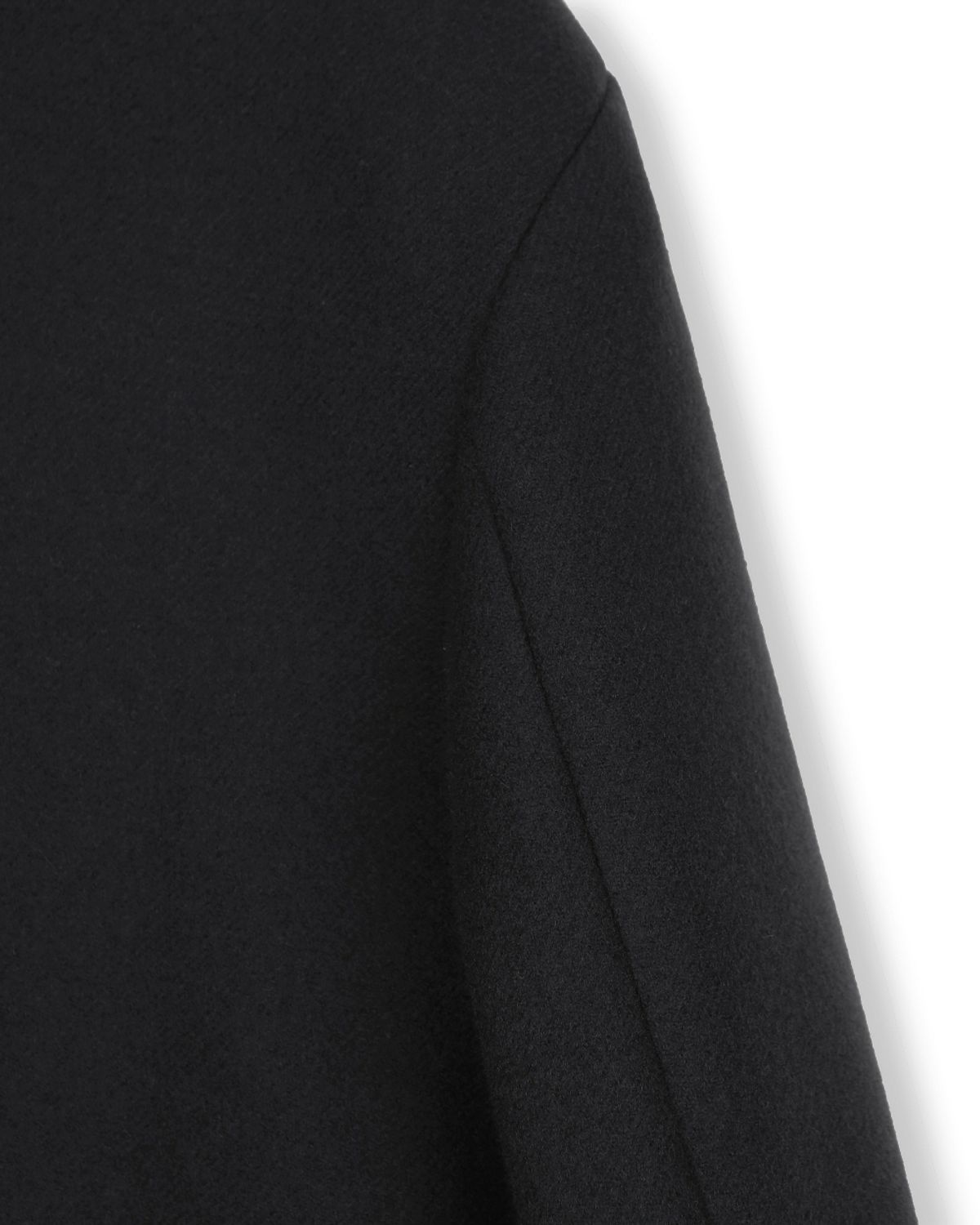 비슬로우(BESLOW) OVERSIZED PEA COAT BLACK