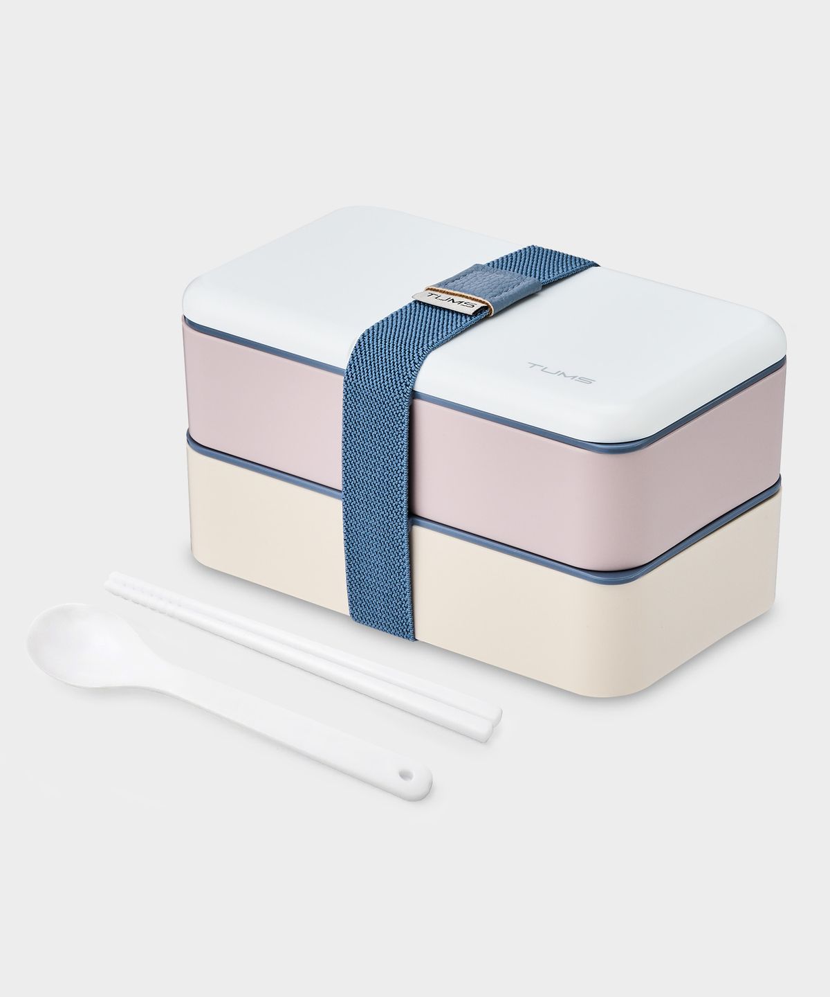텀스(TUMS) 컬러샌드 런치박스 1110ml + 수저세트