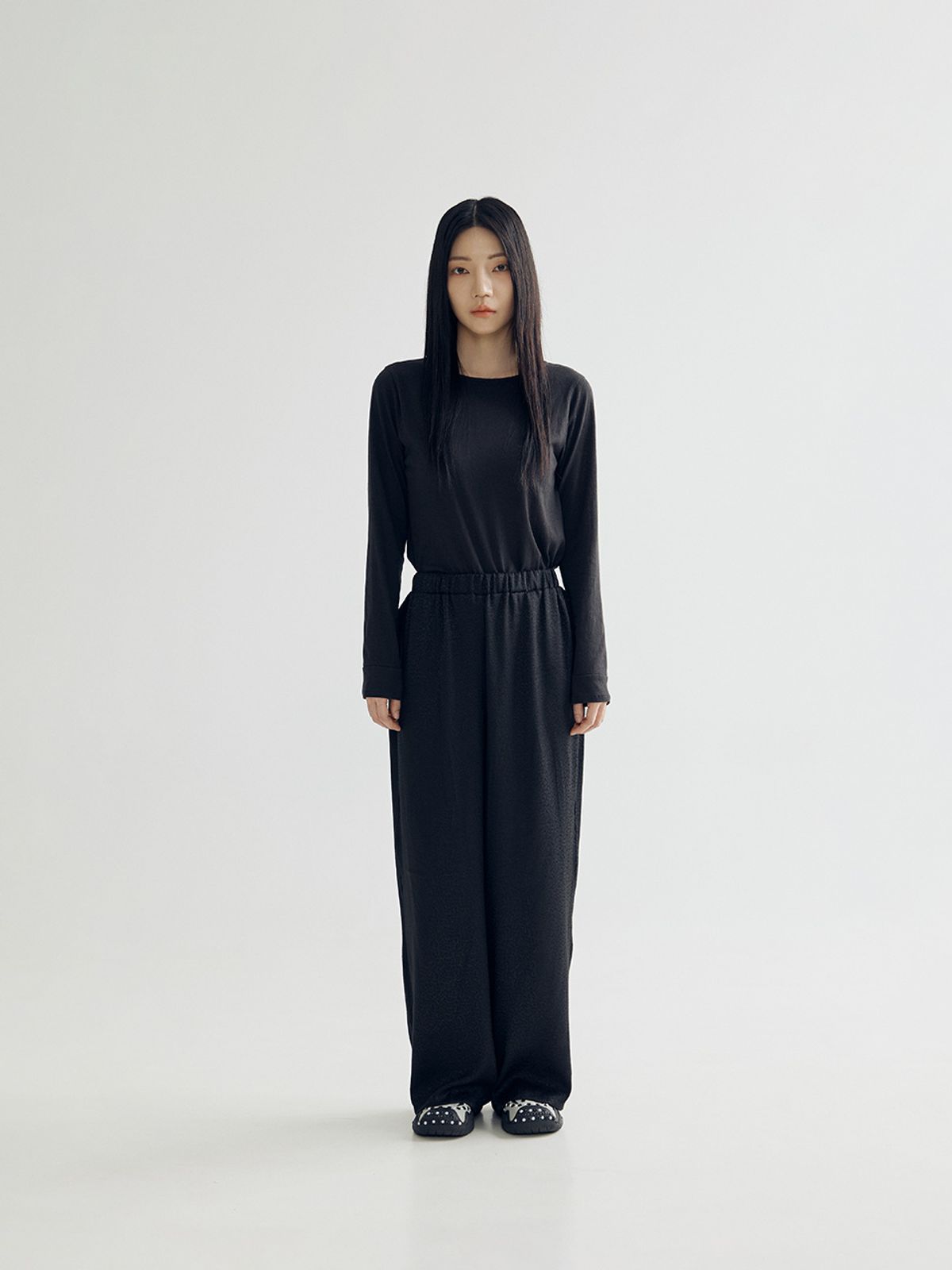 봄날 부티크(BOMNAL BOUTIQUE) 레오파드 팬츠 _ 블랙
