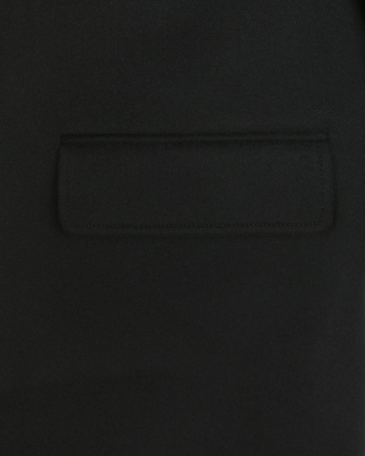 비슬로우(BESLOW) OVERSIZED CASHMERE SINGLE COAT BLACK