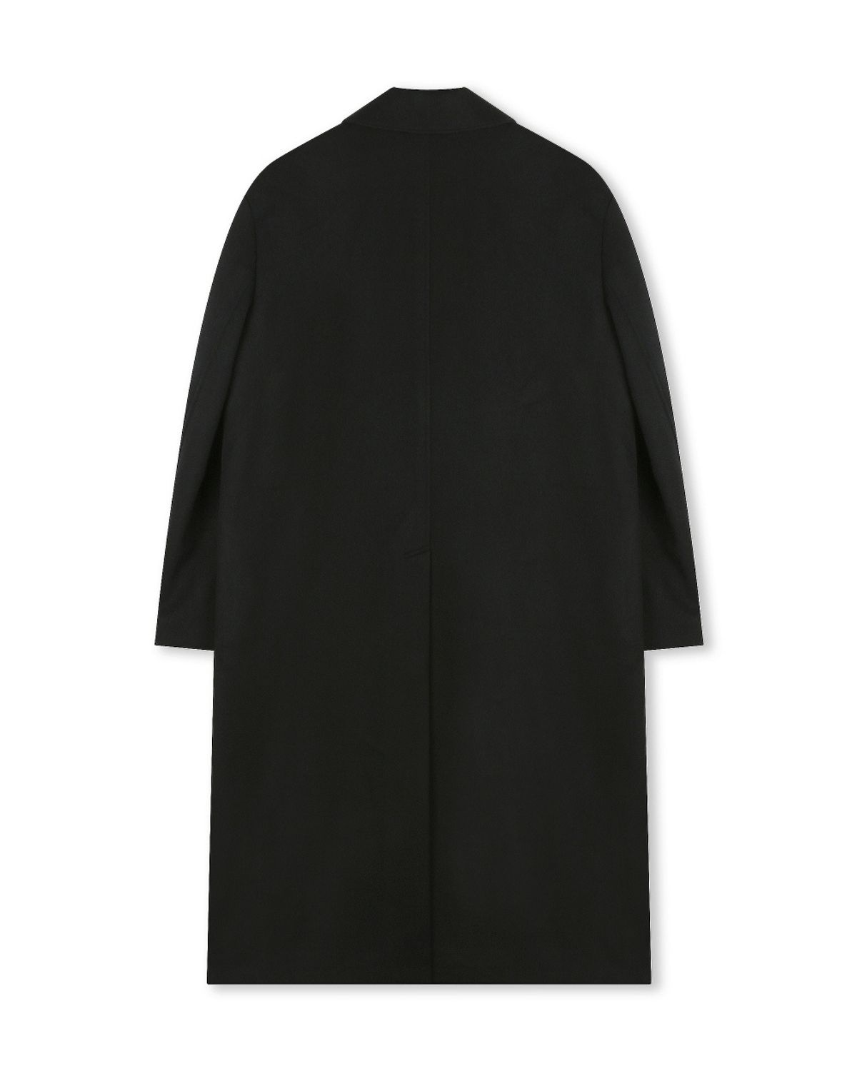 비슬로우(BESLOW) OVERSIZED CASHMERE SINGLE COAT BLACK