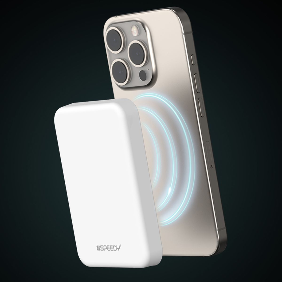 스피디(SPEEDY) 20W 맥세이프 보조배터리 5000mAh (+링 스티커)