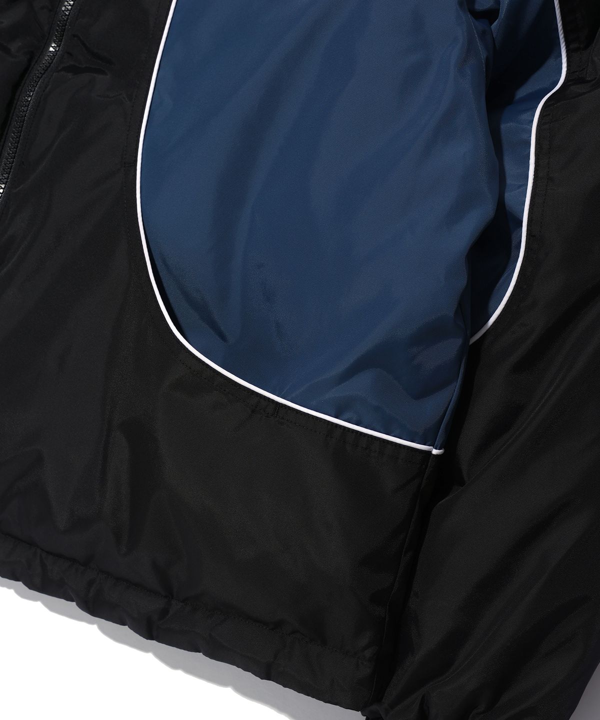 크리틱(CRITIC) COLOR BLOCK REVERSIBLE PADDING JUMPER BLACK