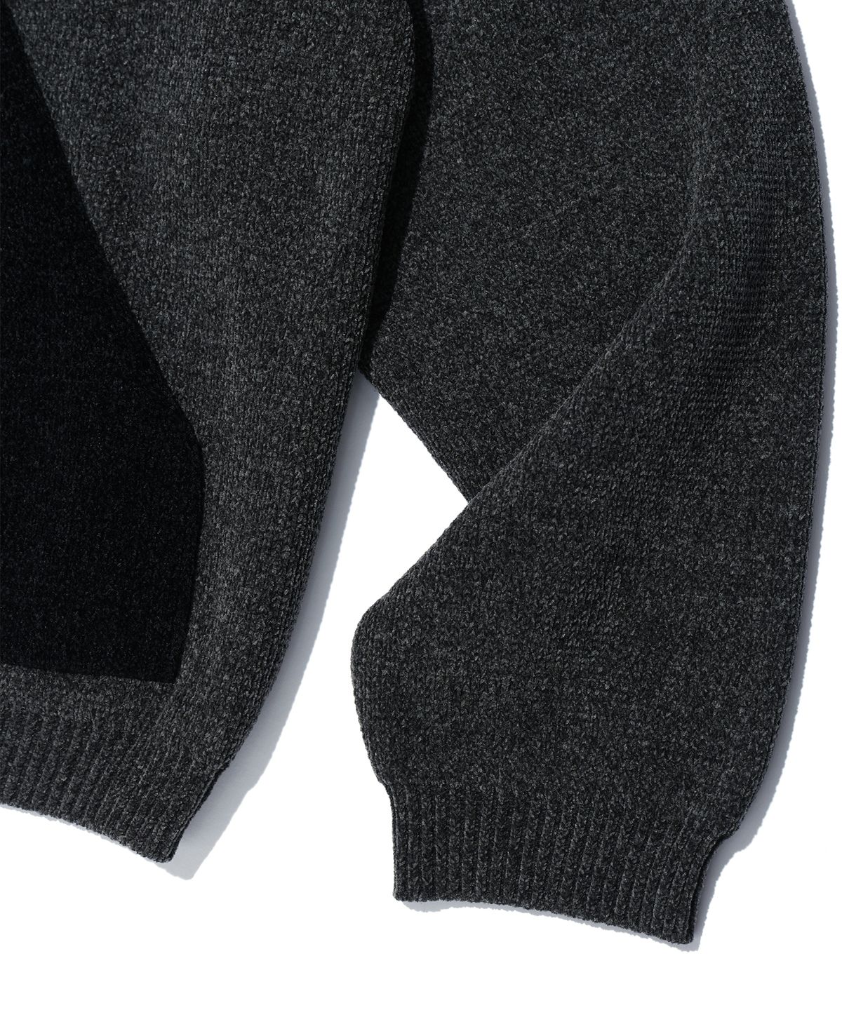 크리틱(CRITIC) WORK JACKET KNIT ZIP UP CHARCOAL