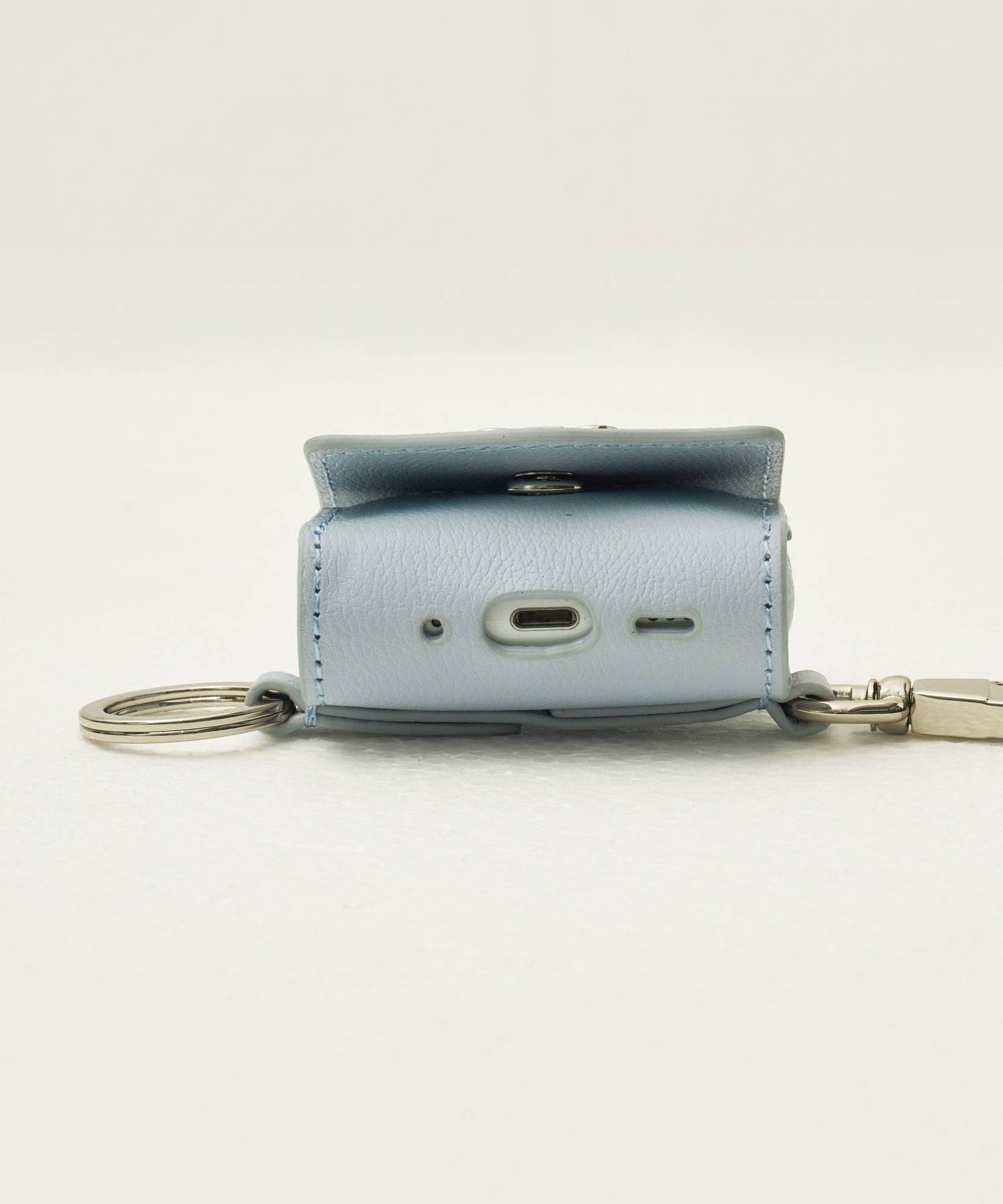 MUSINSA | SATUR Setter Keyring Leather AirPod Case Sky Blue