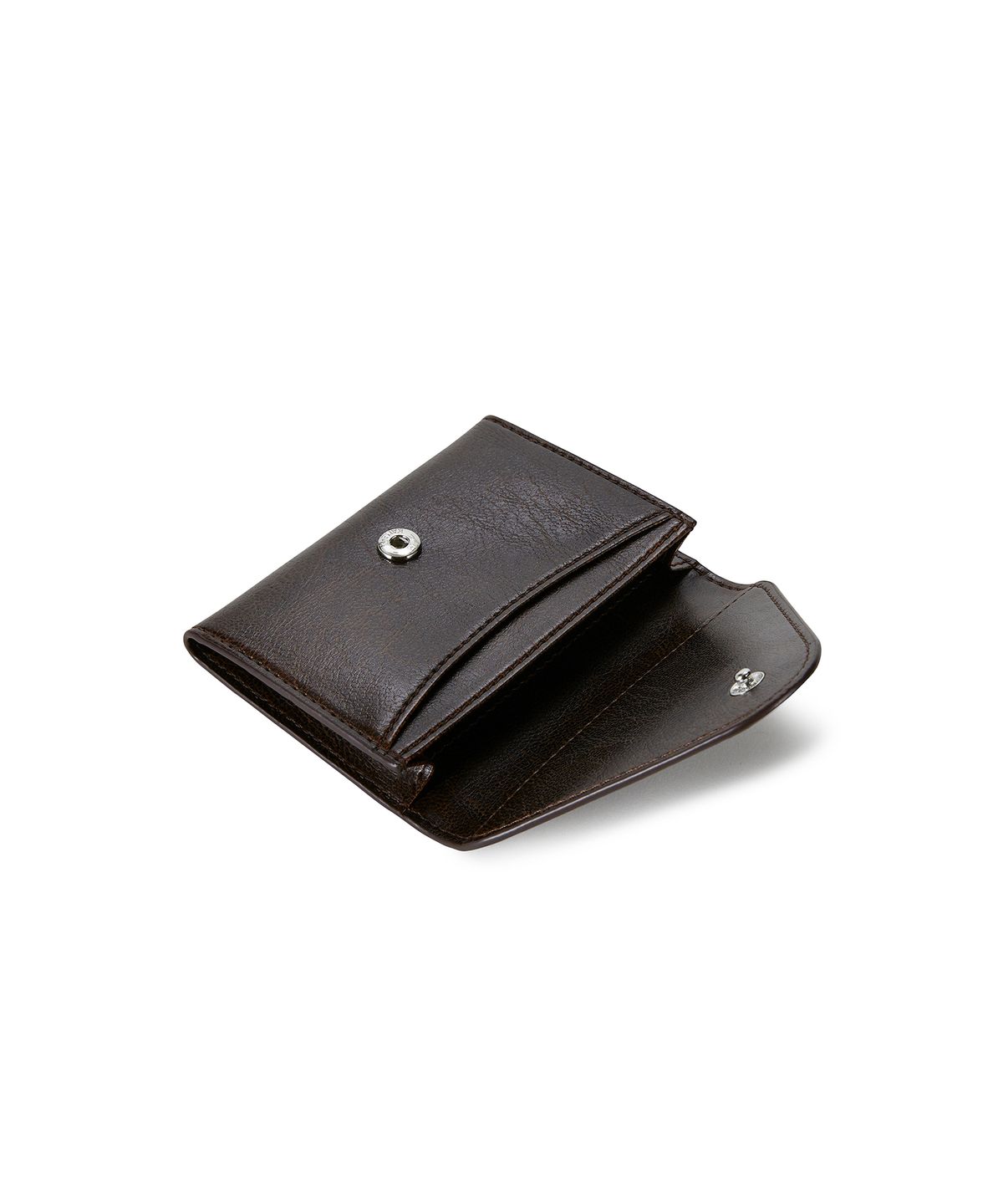 크리스틴프로젝트(CHRISTINE PROJECT) [LIMITED]CP SIGNATURE MARK CARD WALLET(CRACK CHOCOLATE)
