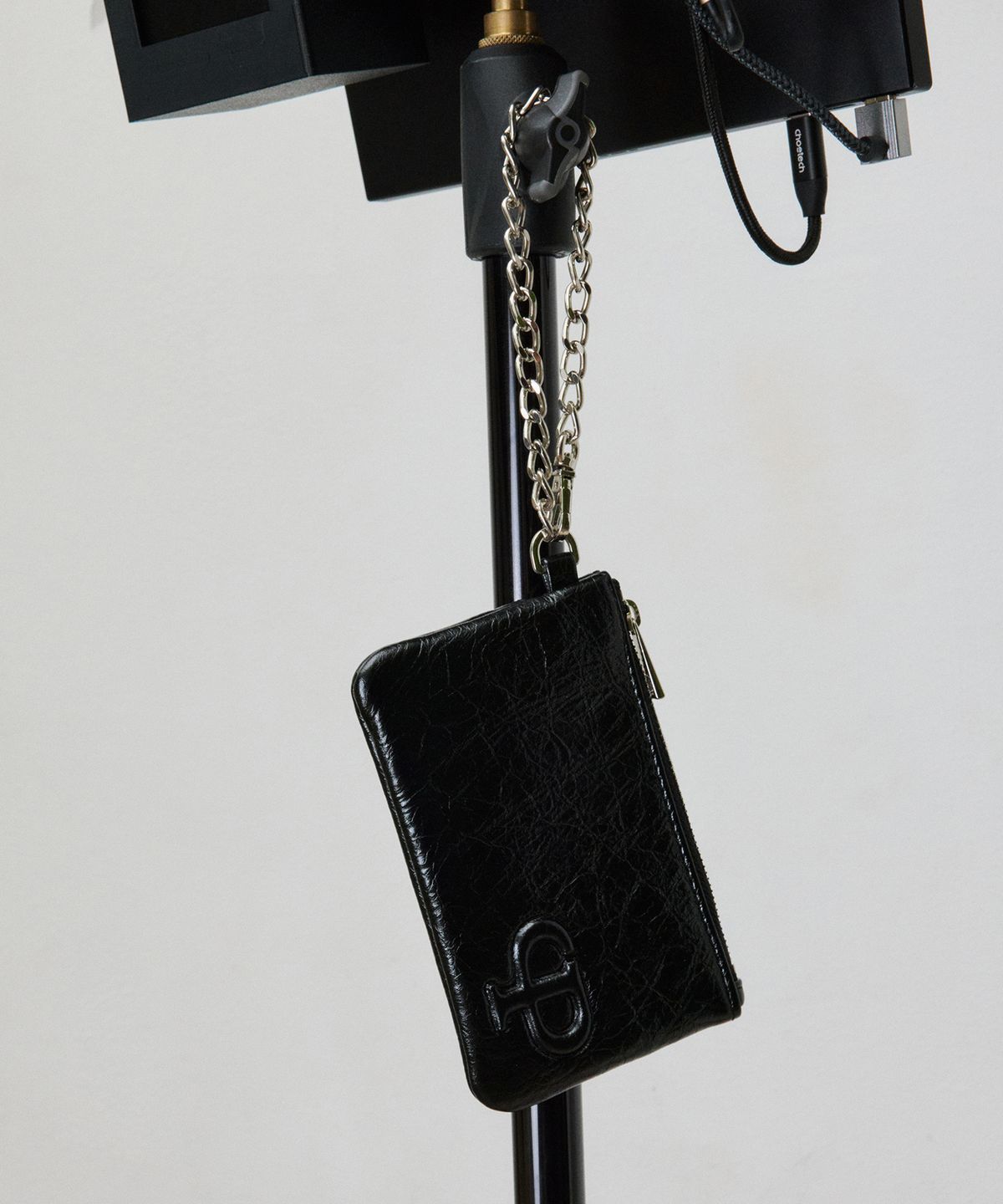 크리스틴프로젝트(CHRISTINE PROJECT) CP ZIPPER POUCH WALLET(BLACK PEPPER)