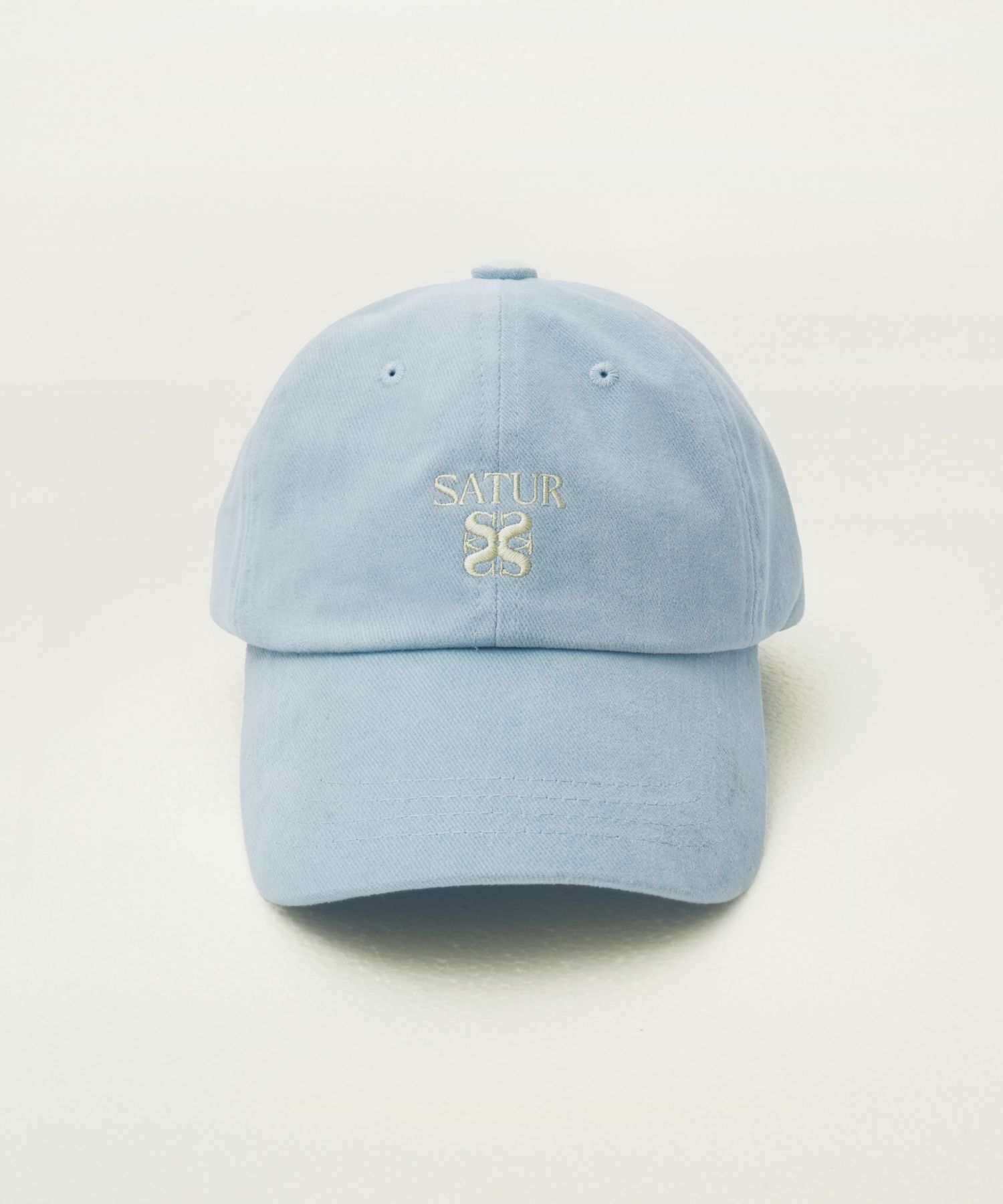 MUSINSA | SATUR Apero Small Logo Ball Cap Sky Blue