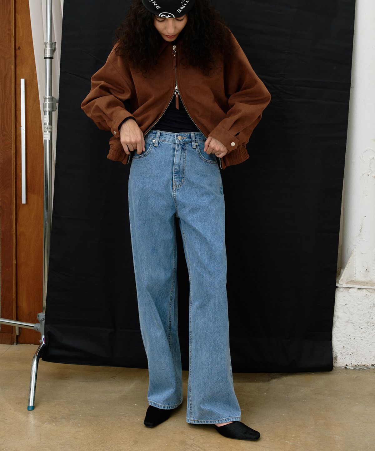 크리스틴프로젝트(CHRISTINE PROJECT) CP TAPERED DENIM PANTS