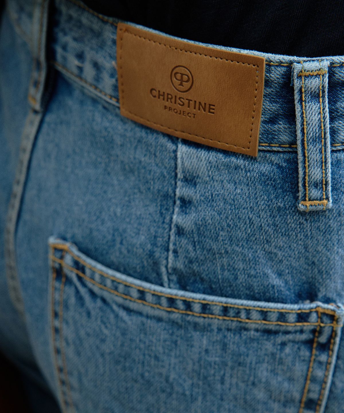 크리스틴프로젝트(CHRISTINE PROJECT) CP TAPERED DENIM PANTS
