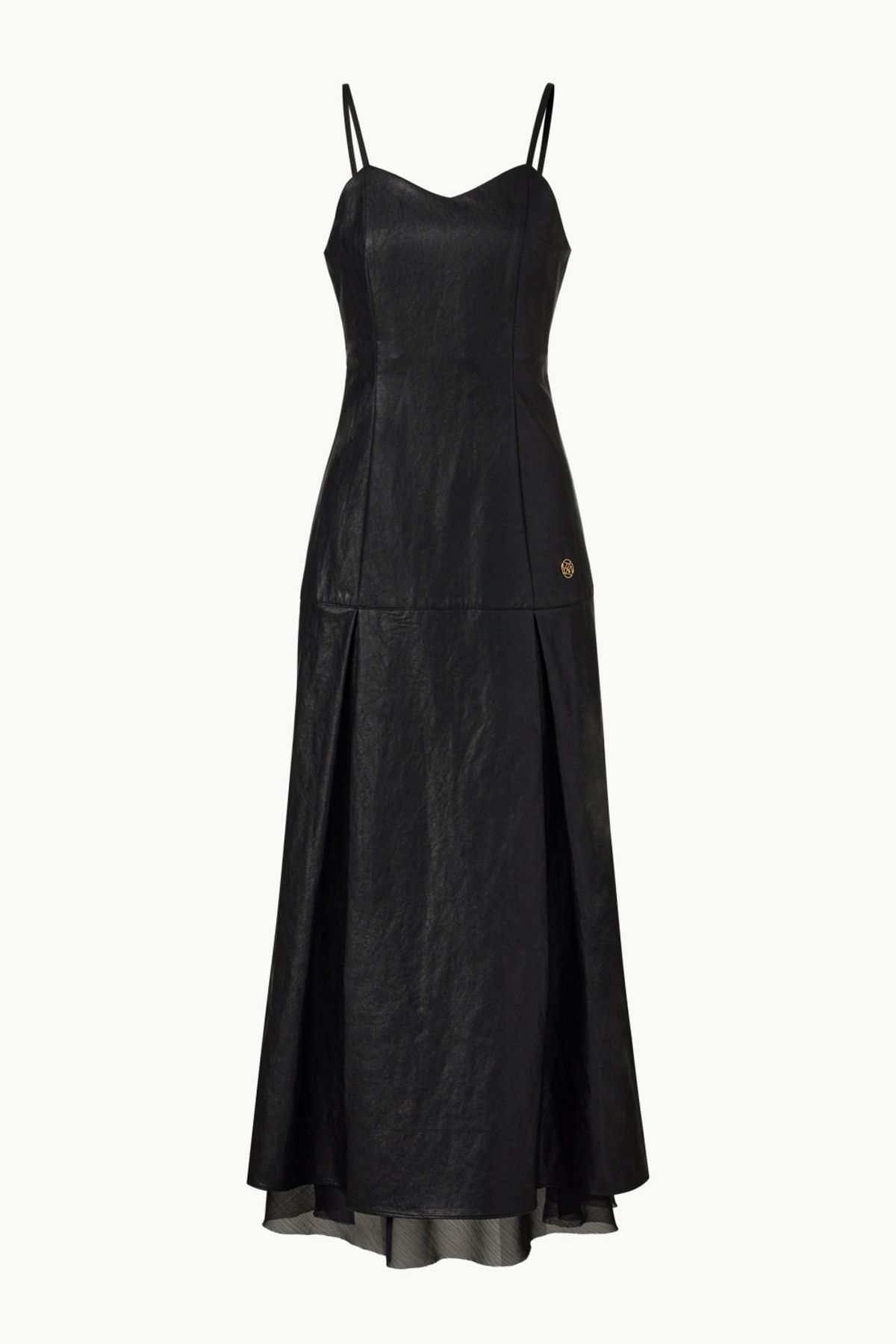 쿠메(KUMÉ) Faux Leather Bustier Dress