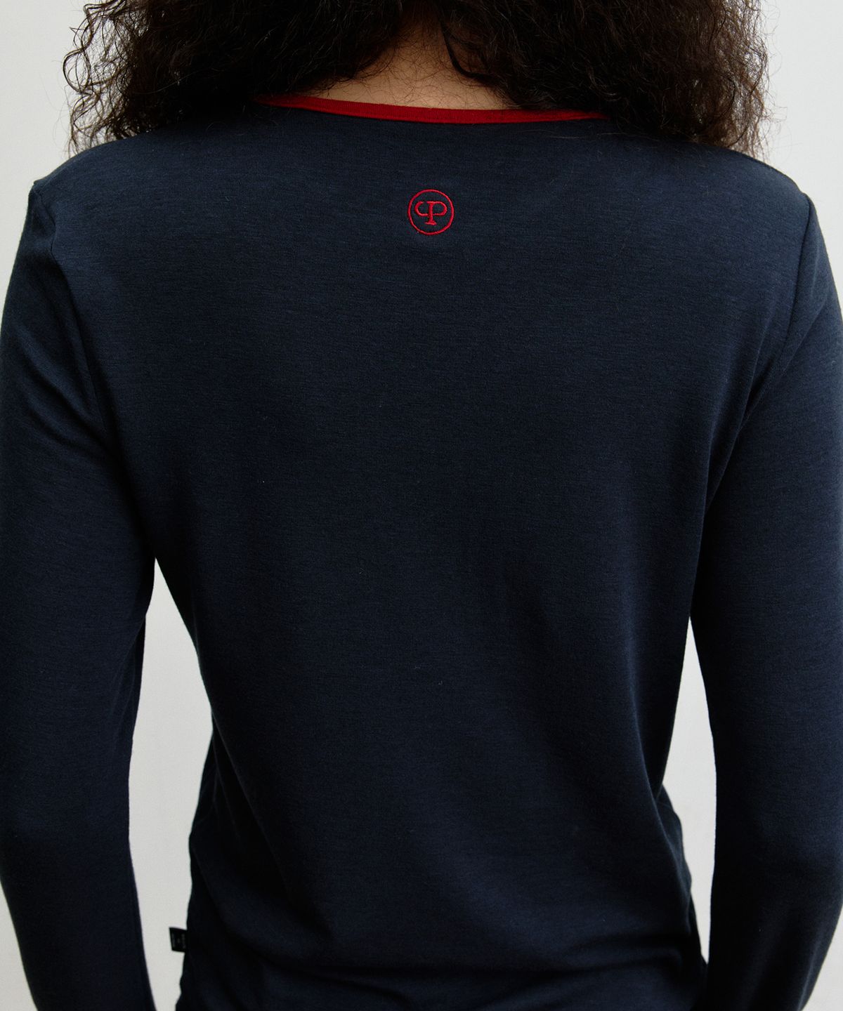 크리스틴프로젝트(CHRISTINE PROJECT) CP NECK POINT LONG SLEEVE TOP(3COLORS)
