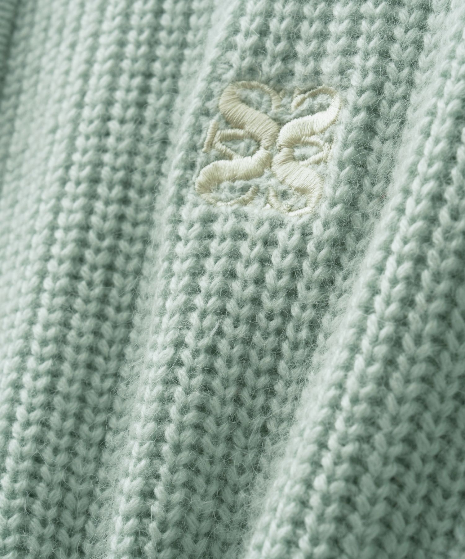 ◆SATUR◆ Button Up Sailor Half Knit Zip Up Mint SA243UKT01M MUSINSA公式 | SATUR Button up sailor half knit zip-up mint