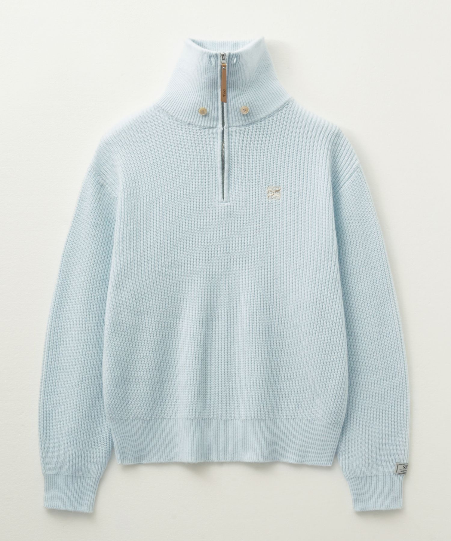 MUSINSA公式 | SATUR ボタンアップセーラー ハーフニットジップアップ