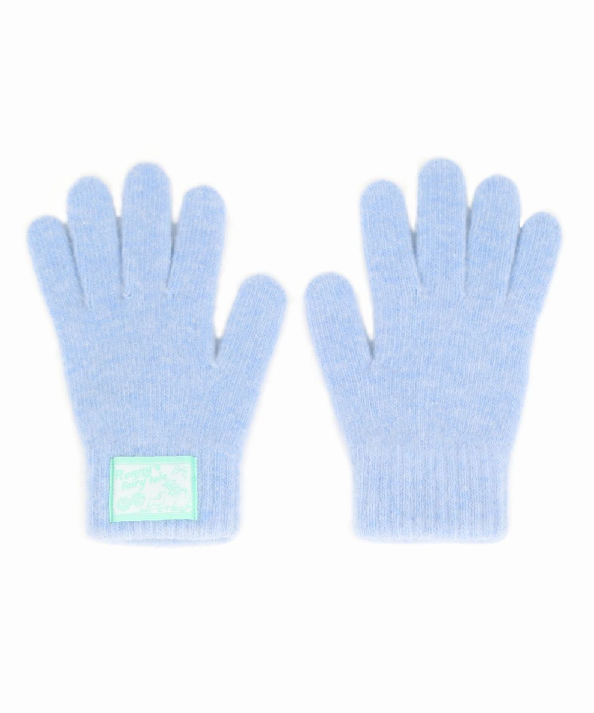 래니래니(RENNYRENNIE) FAIRY FINGER HOLE WOOL GLOVES [ SKY BLUE ] - RENNY 울 장갑 (G003SB)