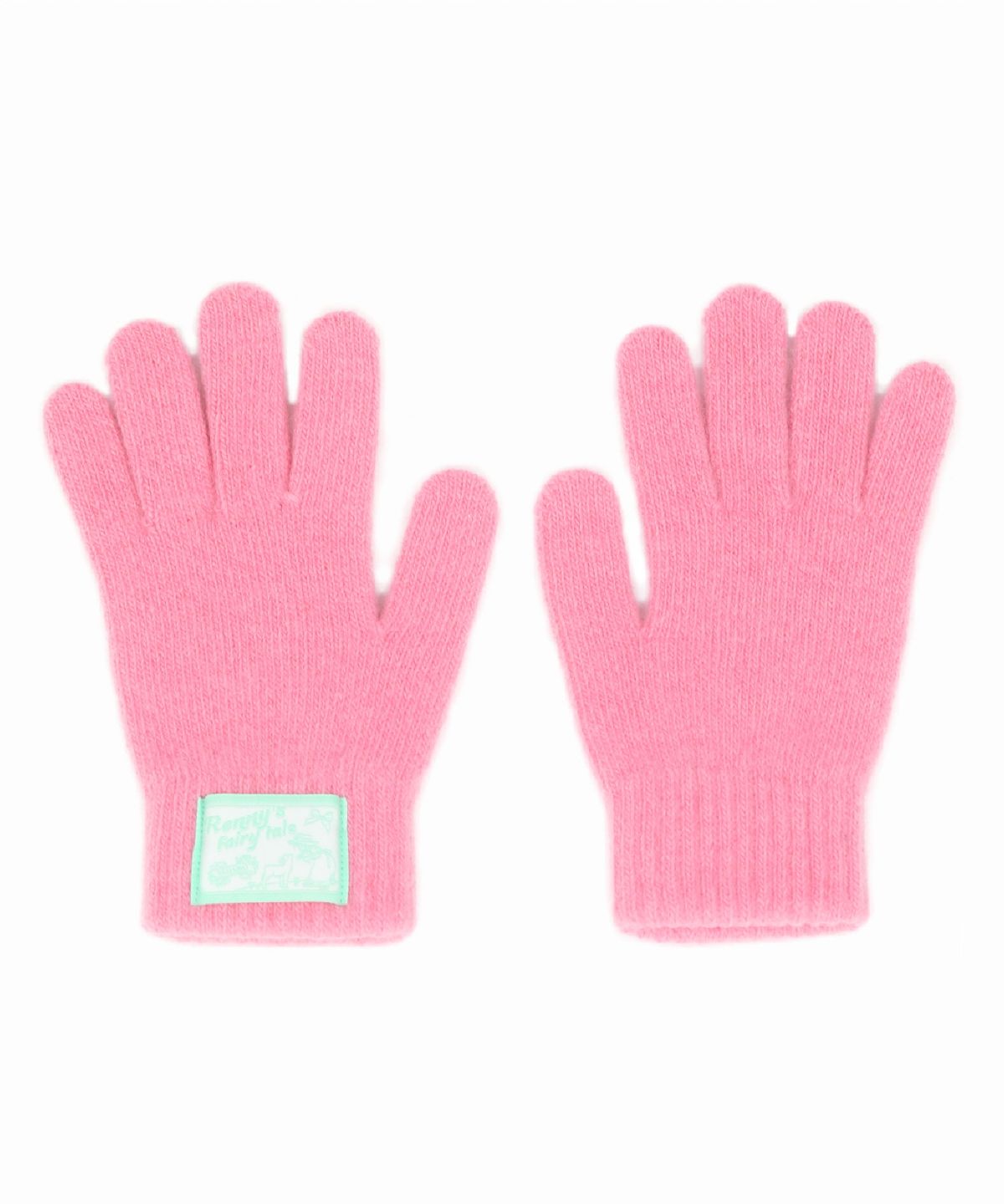 래니래니(RENNYRENNIE) FAIRY FINGER HOLE WOOL GLOVES [ FAIRY PINK ] - RENNY 울 장갑 (G003YP)