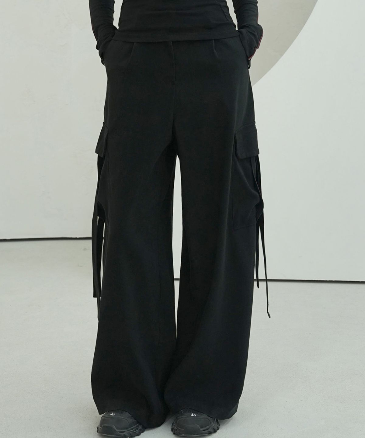 비바셔스(VIVACIOUS) Strap Cargo Pants - 3COL